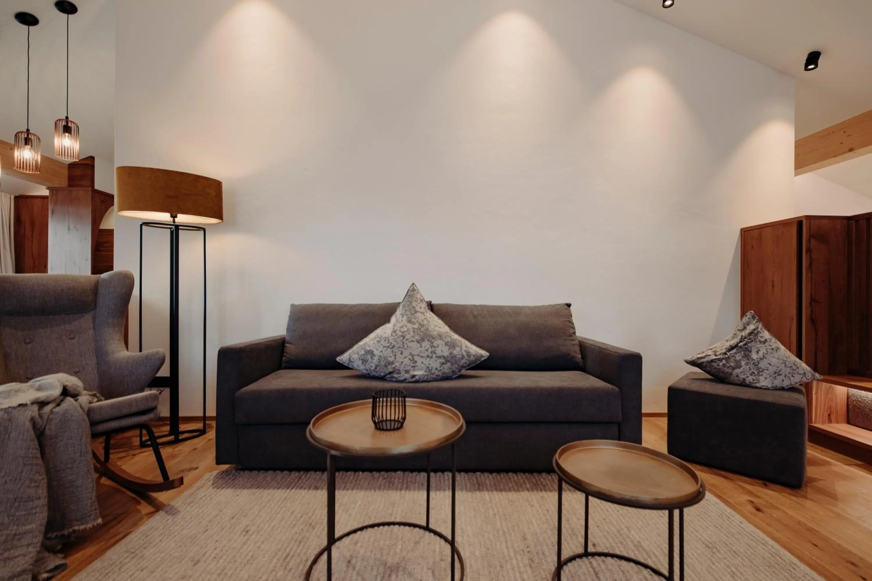 Living room in PoSt Boutique Apartments