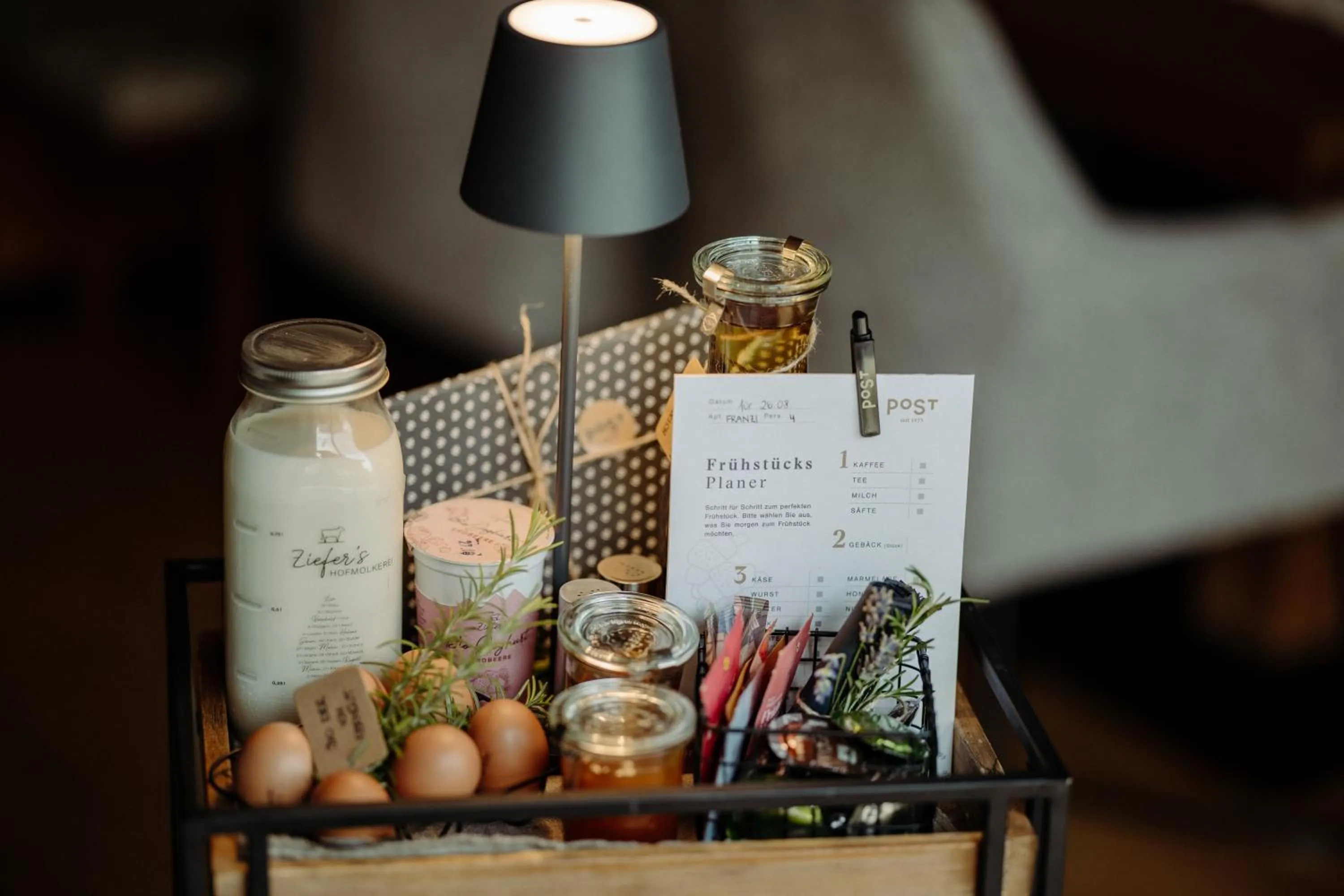 Breakfast in PoSt Boutique Apartments