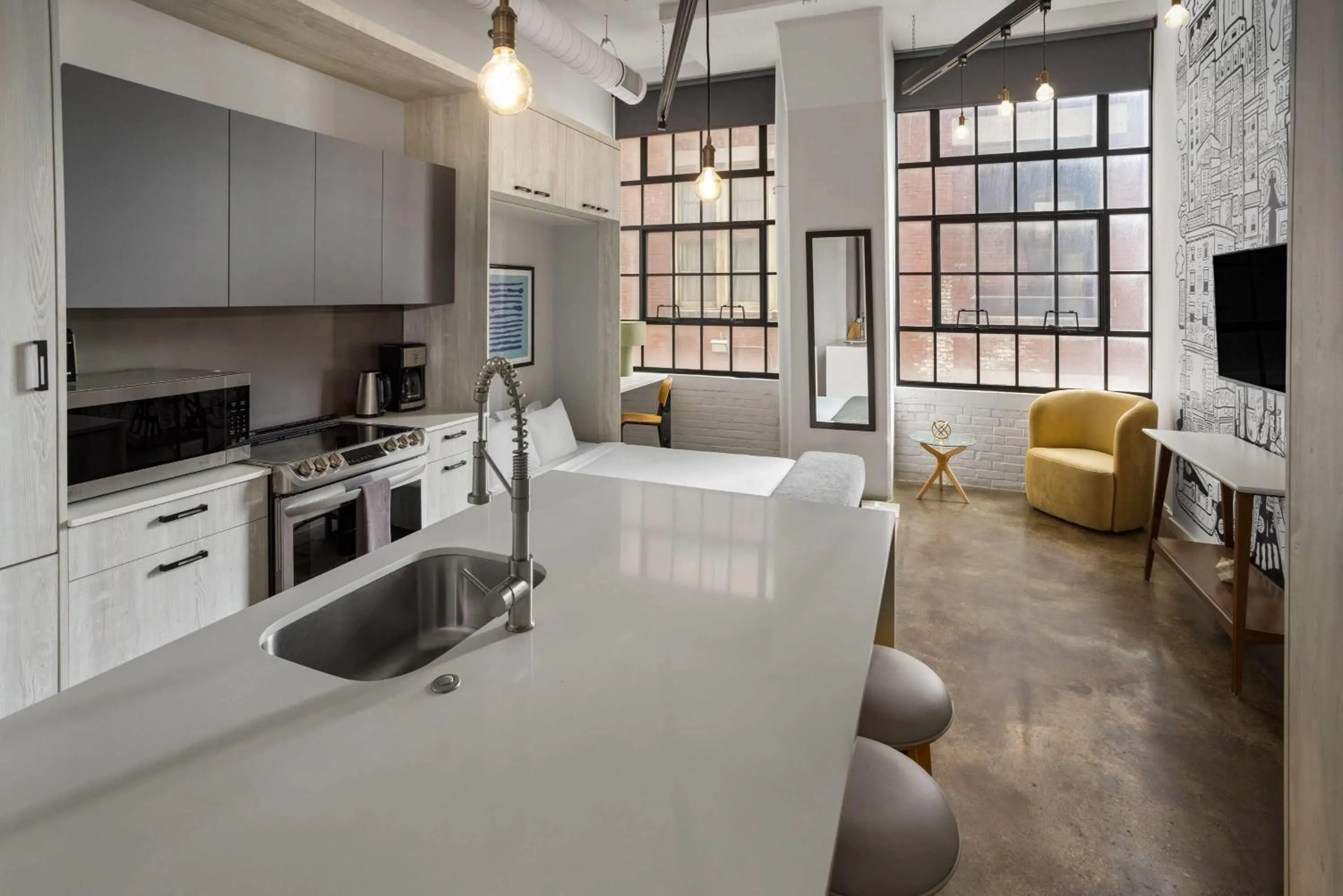 Photo of the whole room in The Heid Lofts by Reside, a Wyndham Residence