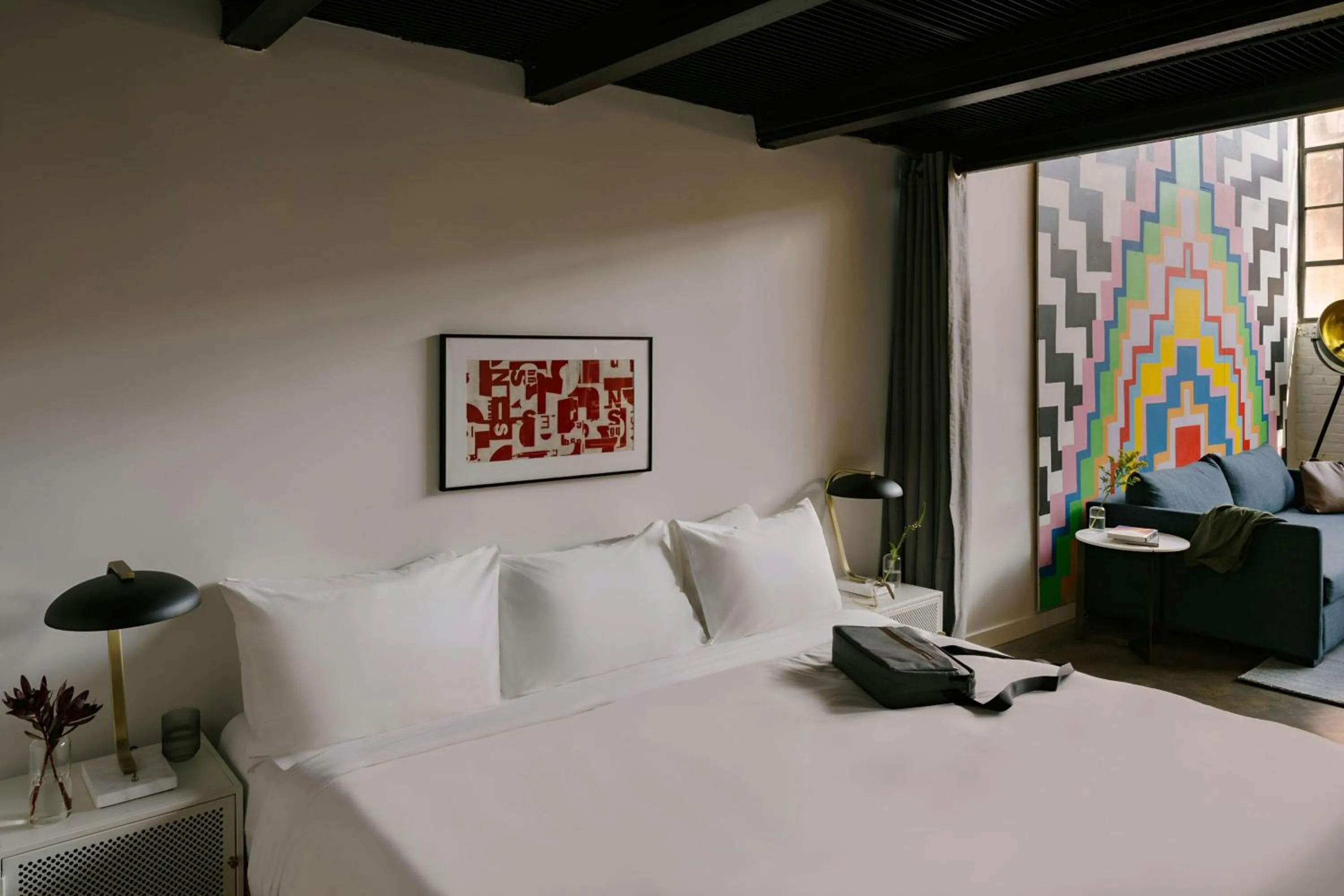 Bedroom, Bed in Sonder by Marriott Bonvoy The Heid Apartments Loft District