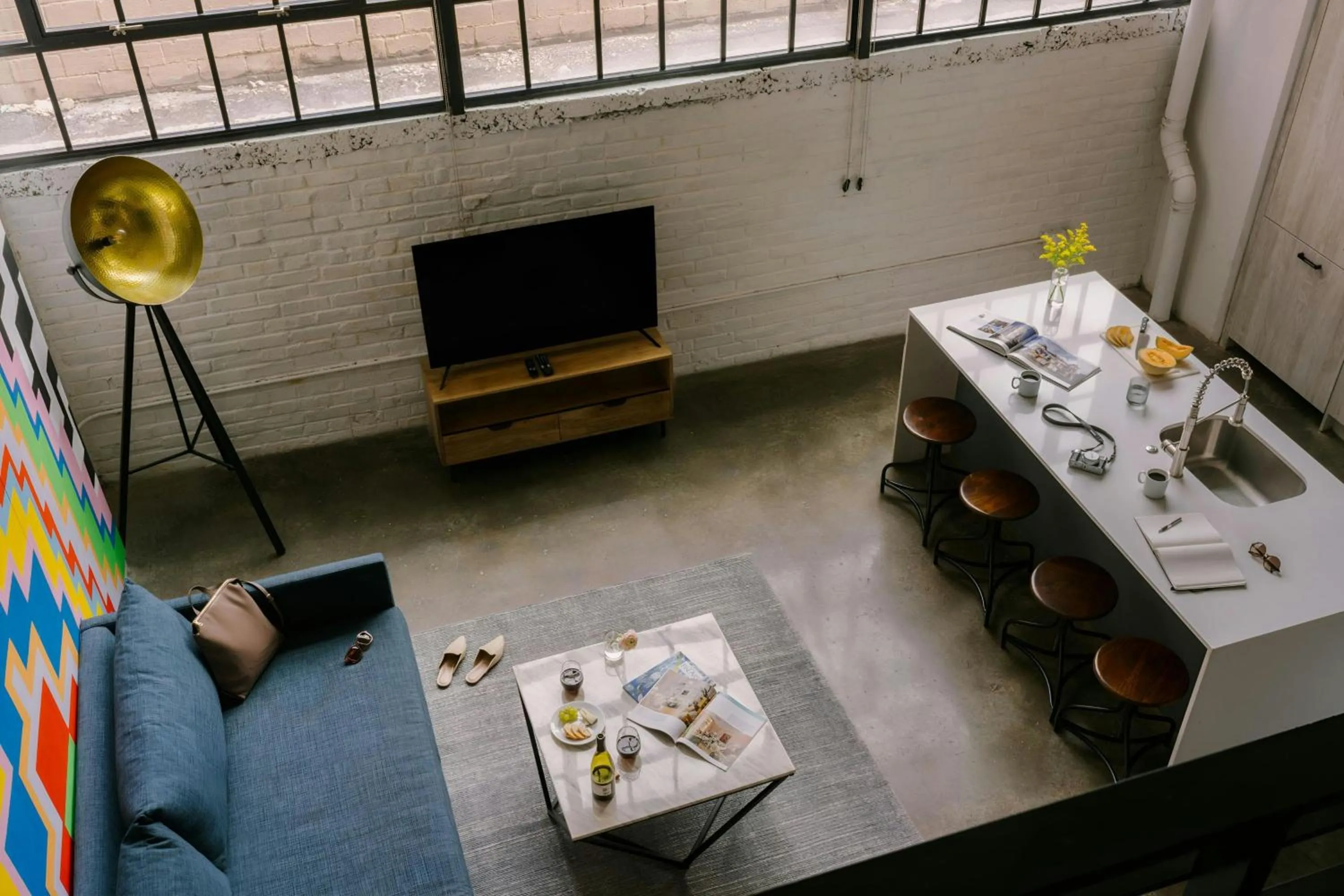 Living room in Sonder by Marriott Bonvoy The Heid Apartments Loft District