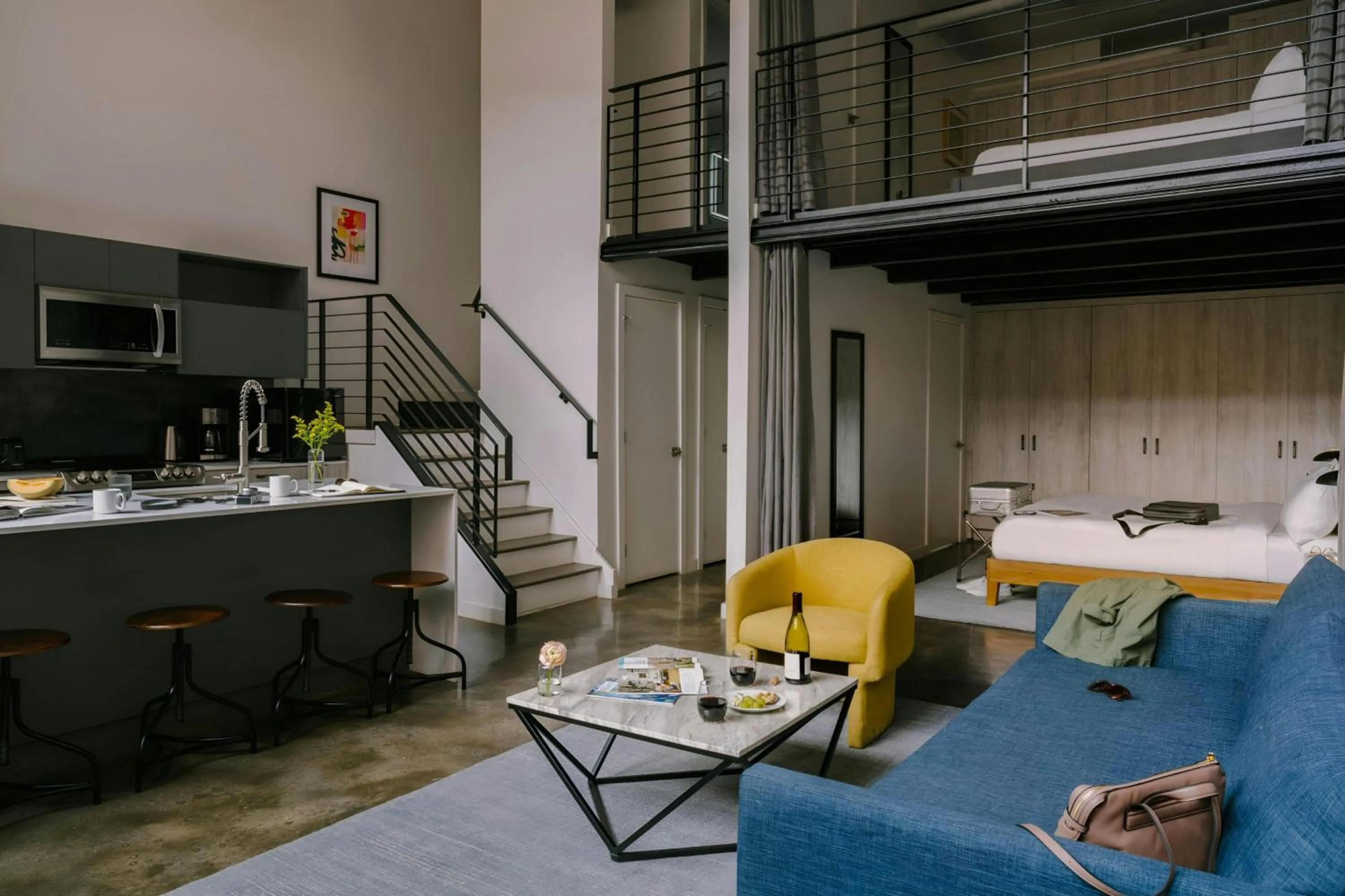 Kitchen or kitchenette in Sonder by Marriott Bonvoy The Heid Apartments Loft District