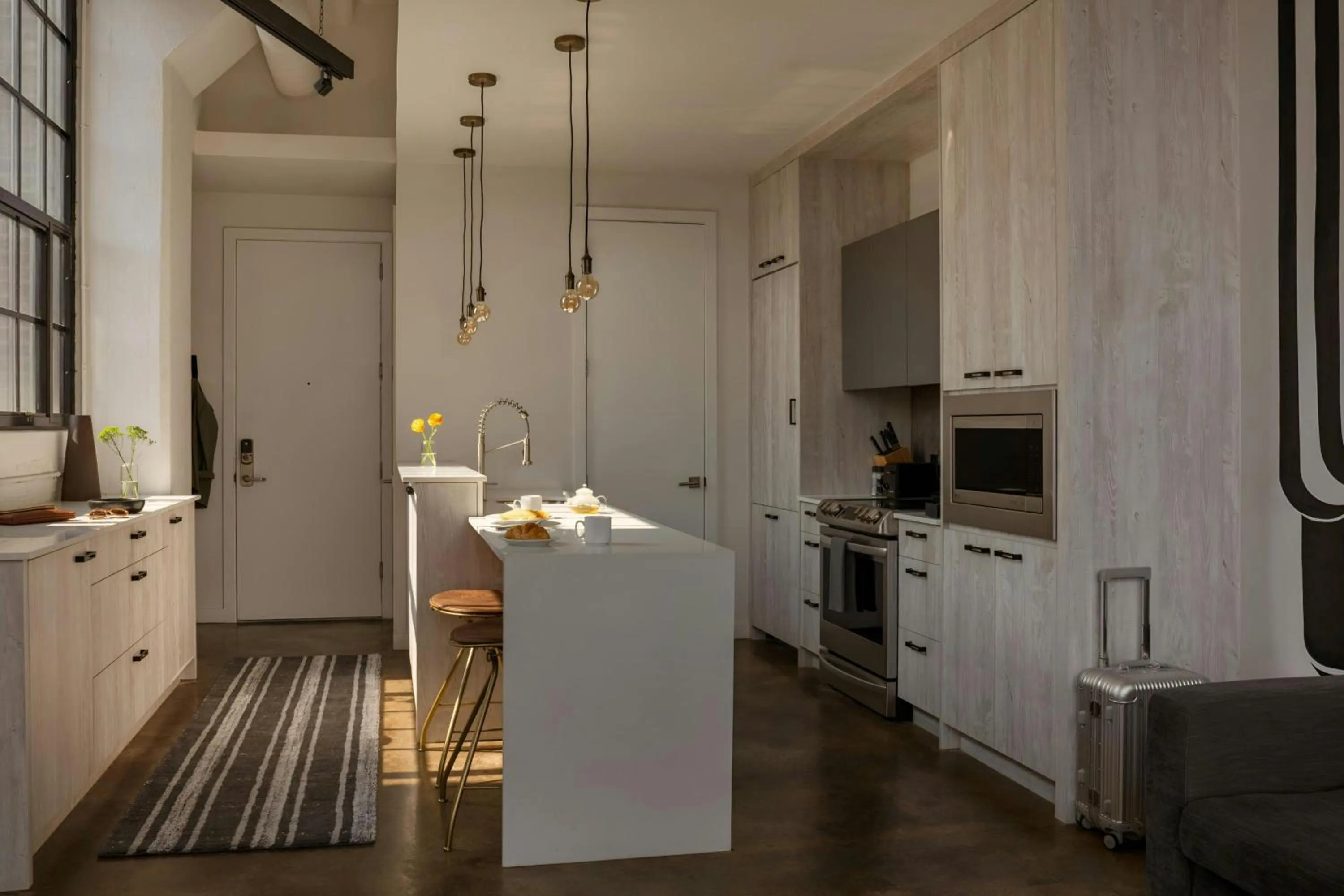 Kitchen or kitchenette in Sonder by Marriott Bonvoy The Heid Apartments Loft District