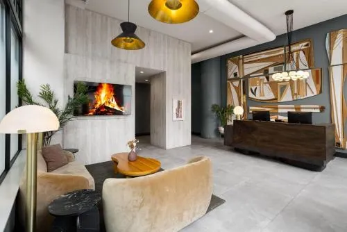 Lobby or reception in The Heid Lofts by Reside, a Wyndham Residence
