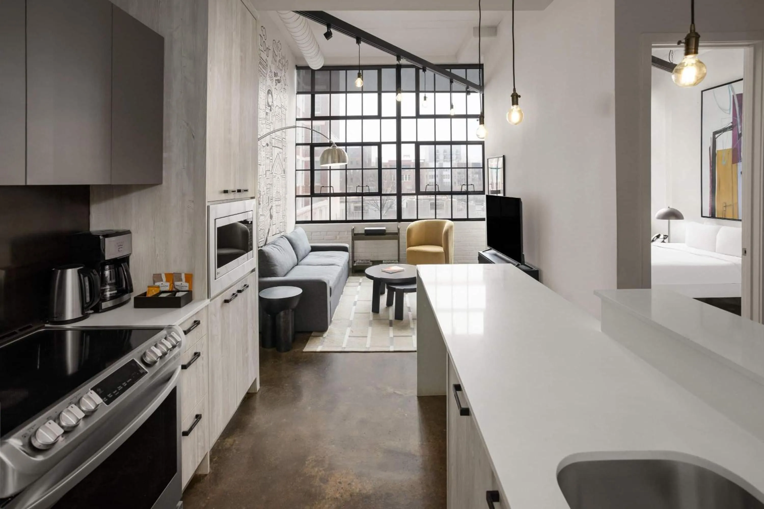 Photo of the whole room in The Heid Lofts by Reside, a Wyndham Residence