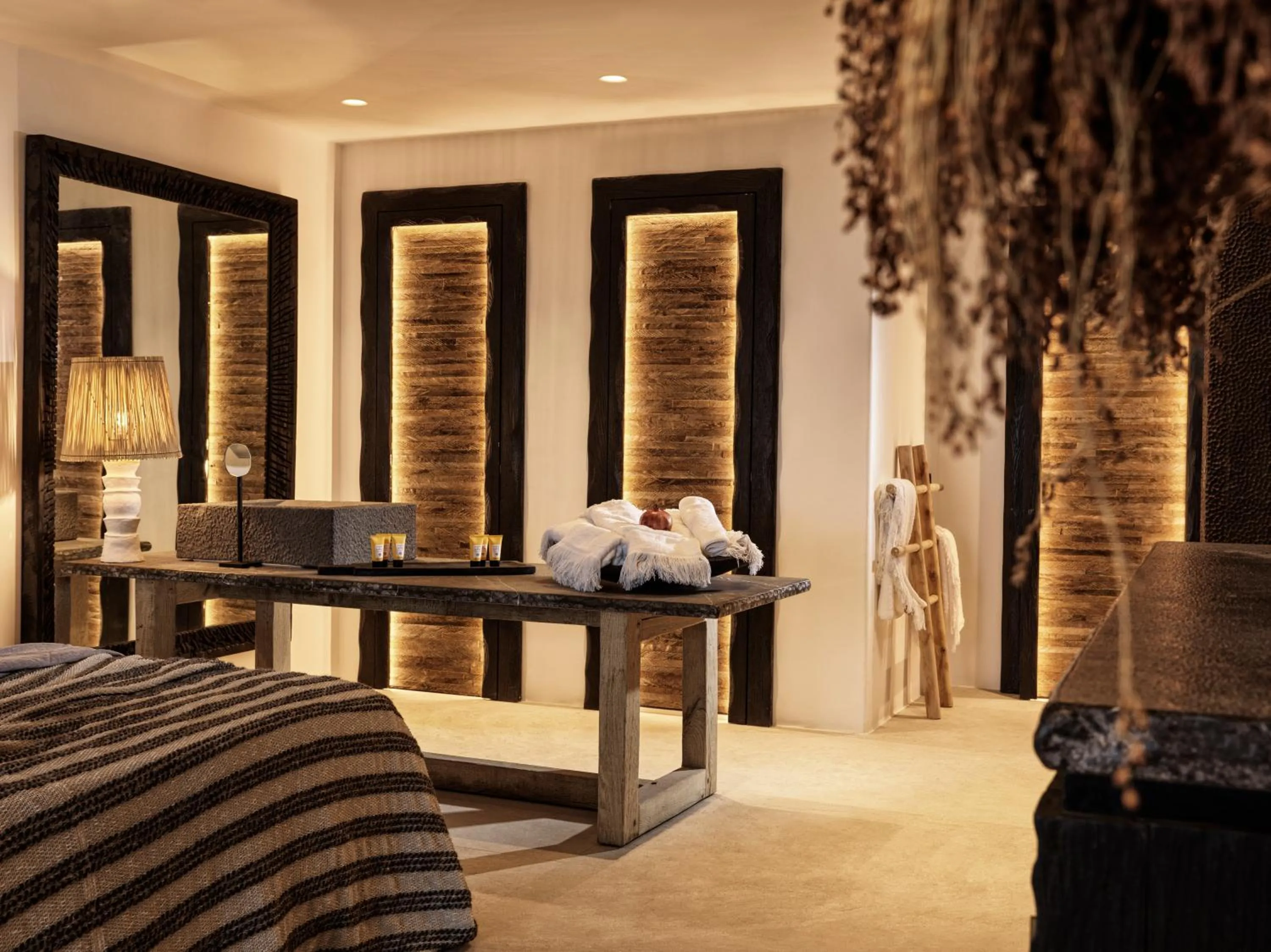 Photo of the whole room, Bed in Myconian Panoptis Escape, a member of Small Luxury Hotels of the World