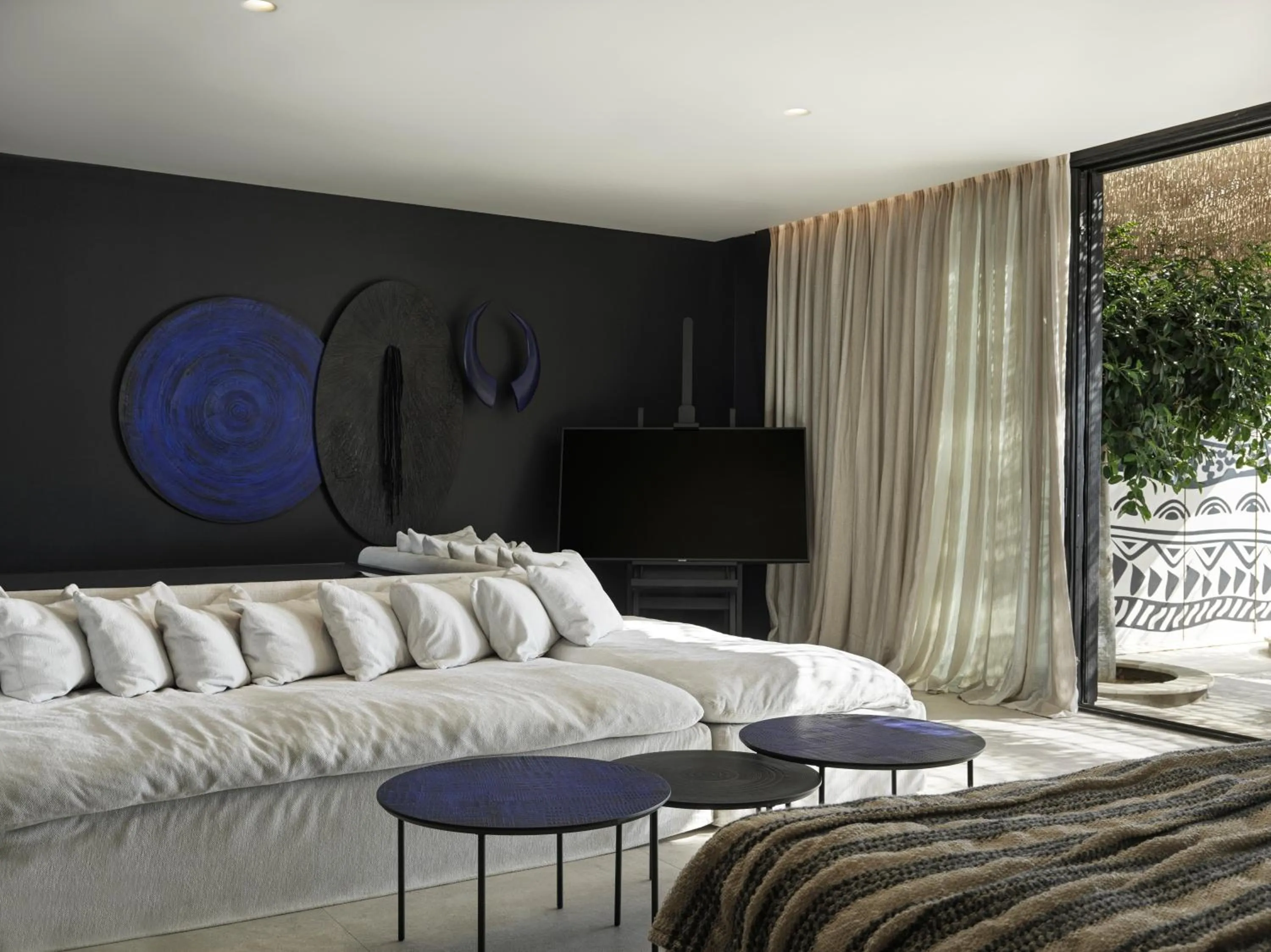 TV and multimedia, Bed in Myconian Panoptis Escape, a member of Small Luxury Hotels of the World