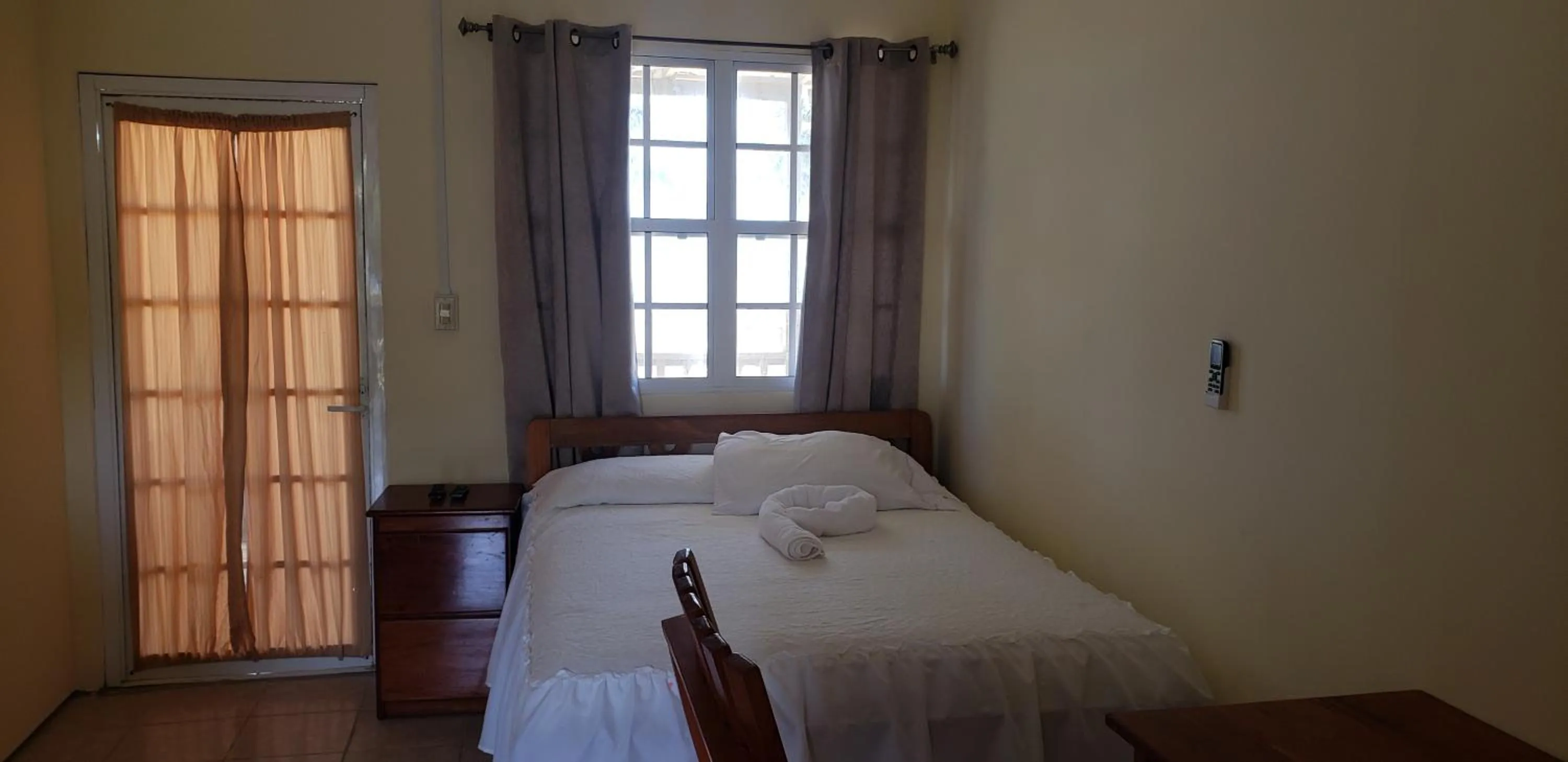 View (from property/room), Bed in Pal's on the beach - Dangriga, Belize