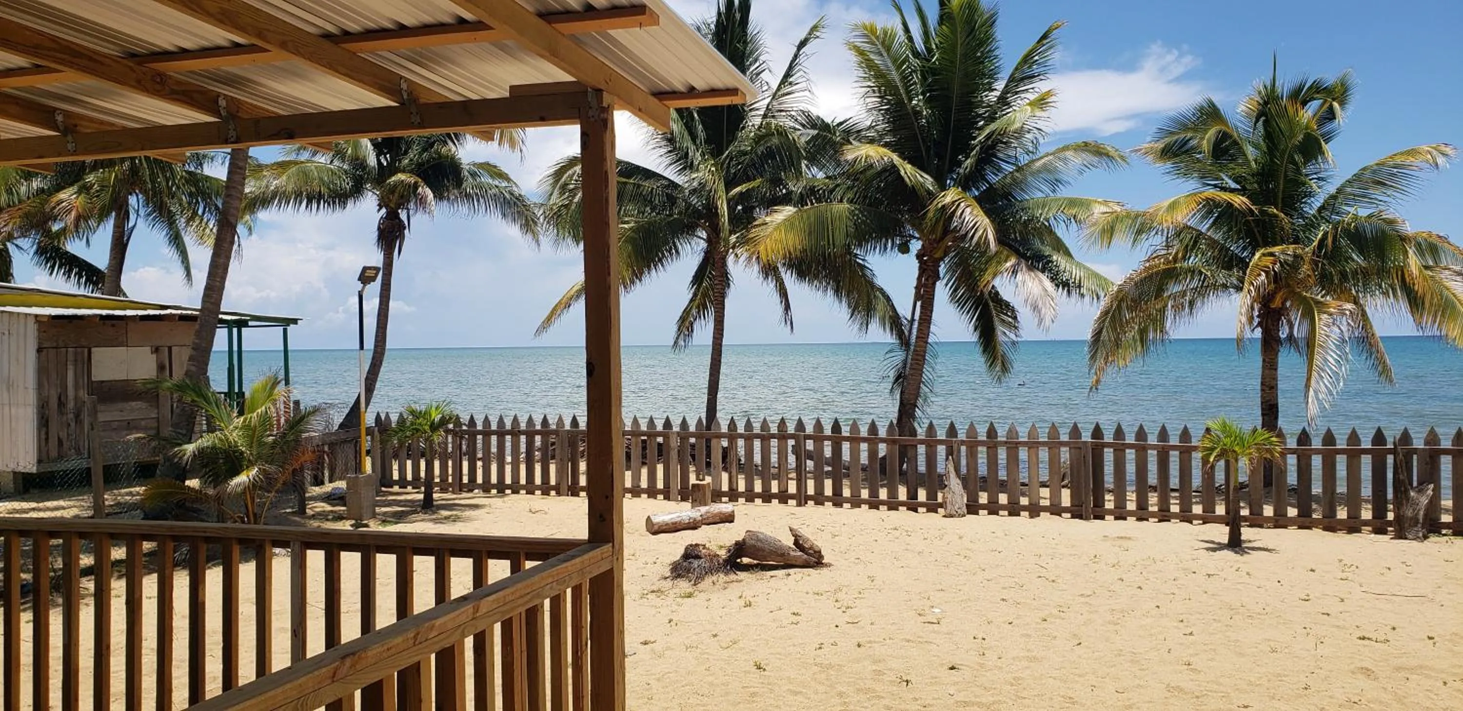 View (from property/room) in Pal's on the beach - Dangriga, Belize
