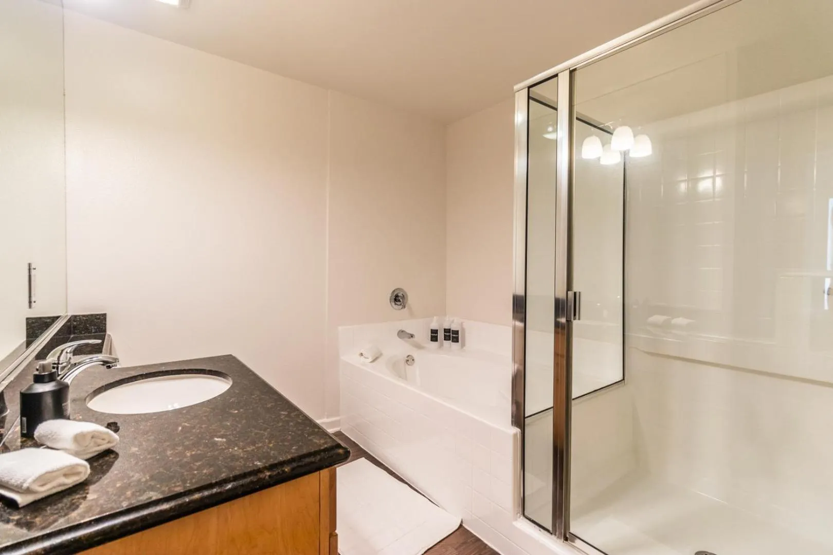 Bathroom in 2BD 2BTH Condo 10 Min Walk to Santa Monica Beach