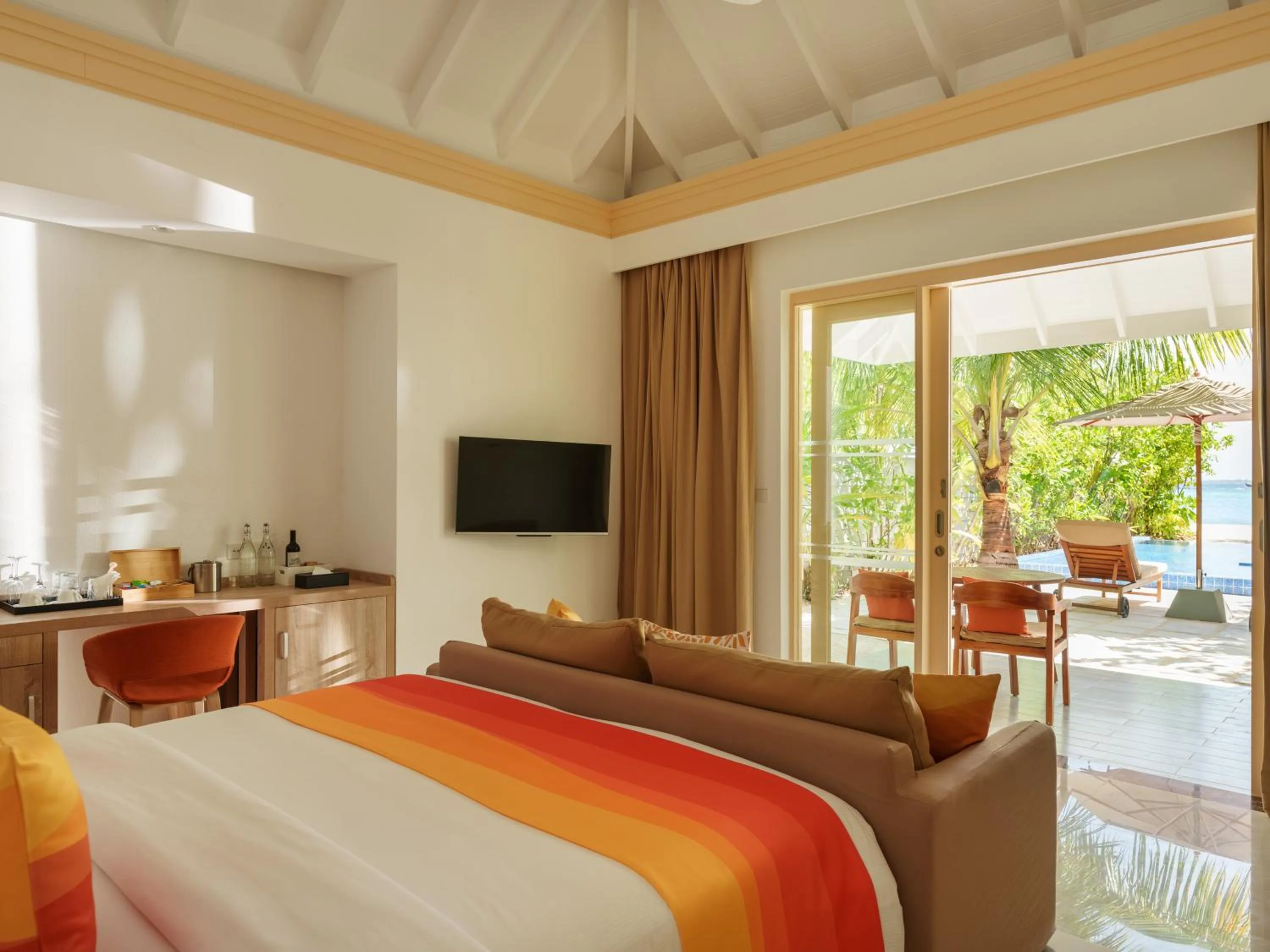 View (from property/room), Bed in Siyam World Maldives - 24-Hour Premium All-inclusive with Free Transfer