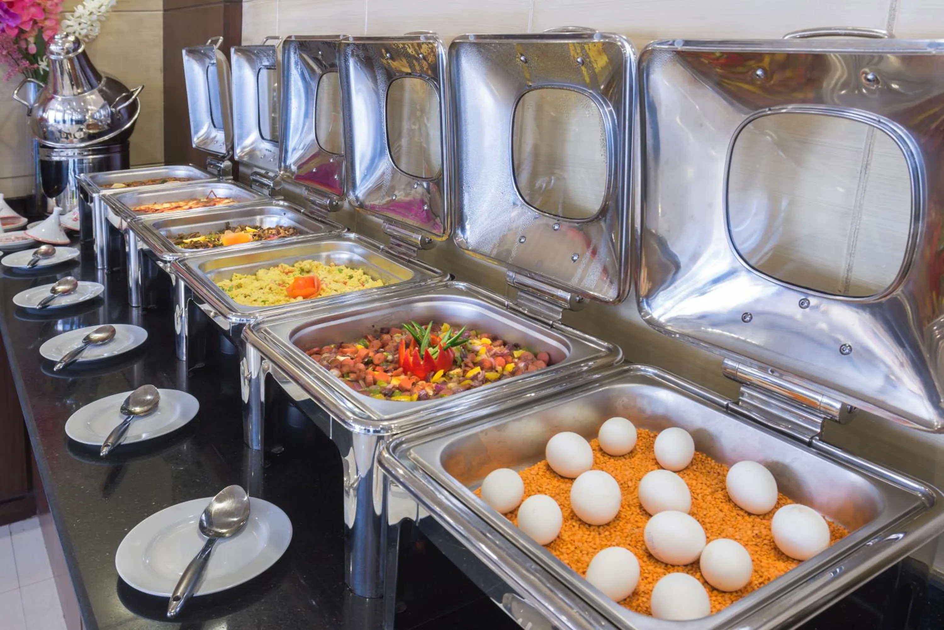 Breakfast in Myrtle Al Shohadaa Serviced Apartments