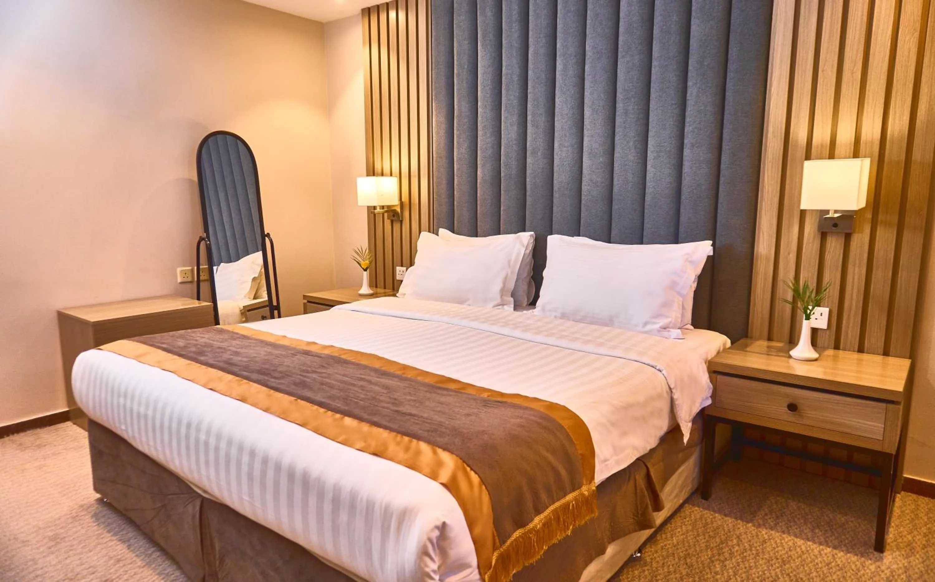 Bed in Myrtle Al Shohadaa Serviced Apartments