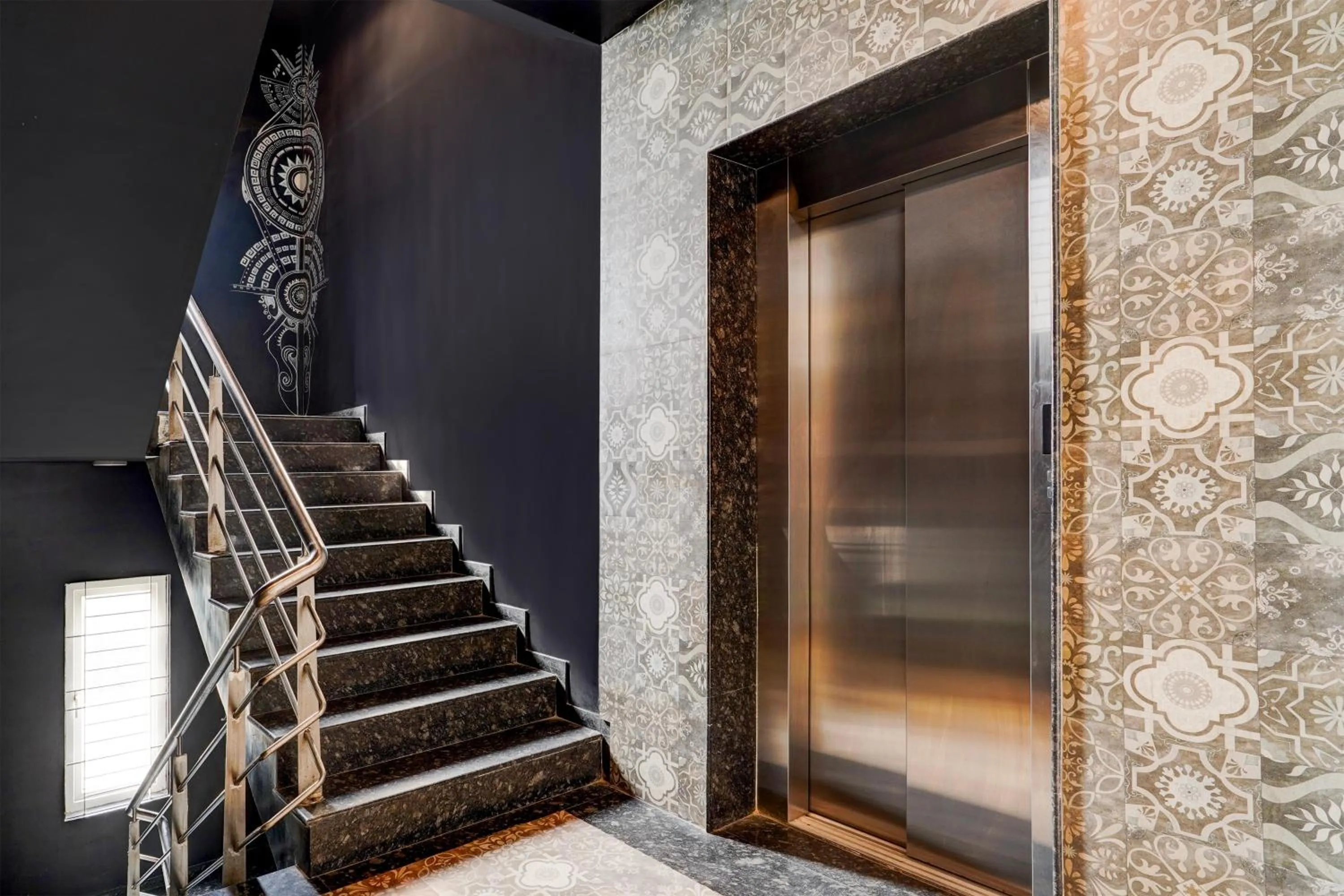 Lobby or reception in Super Townhouse Hebbal