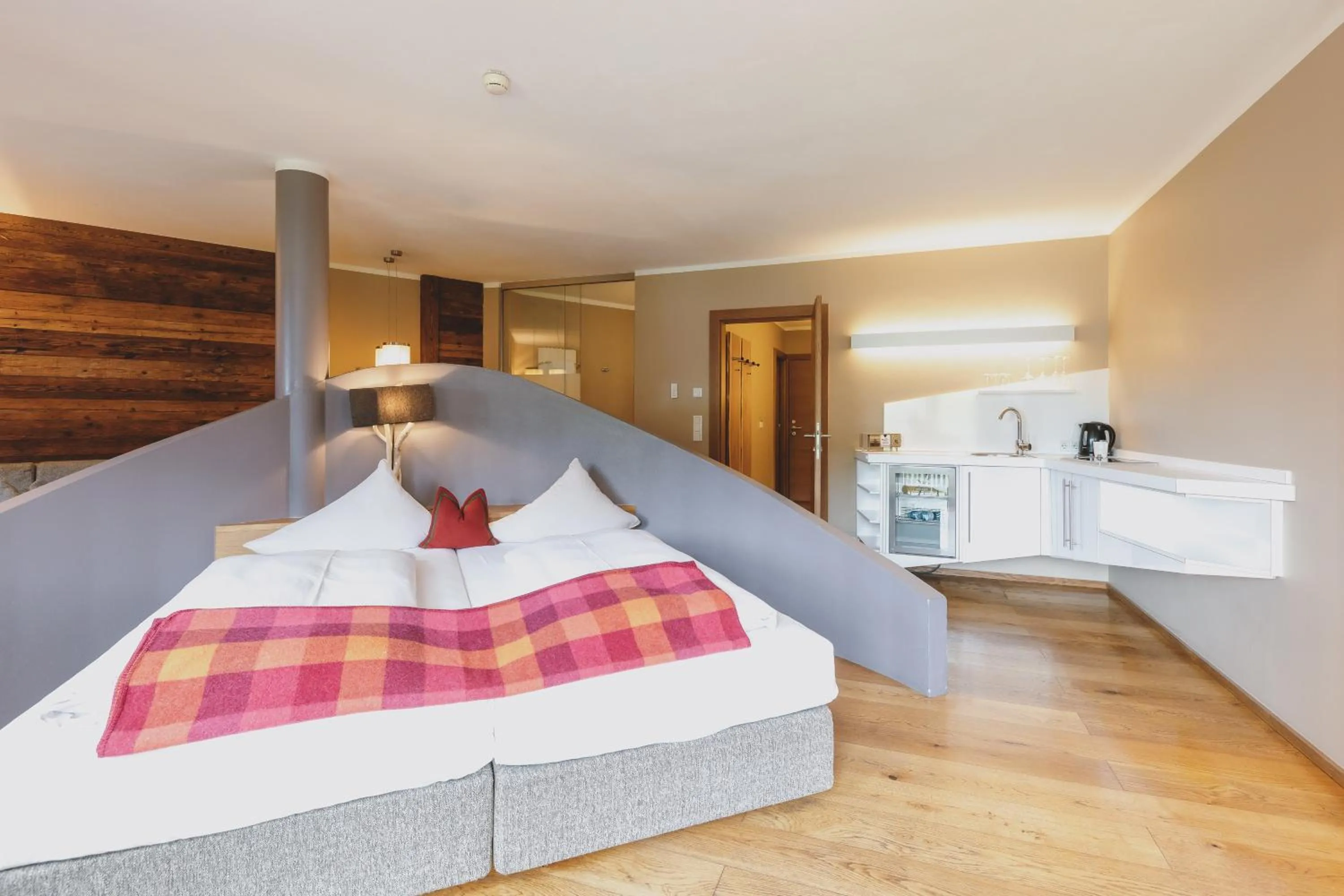 Bed in Auhof Wirtshaus & Suiten