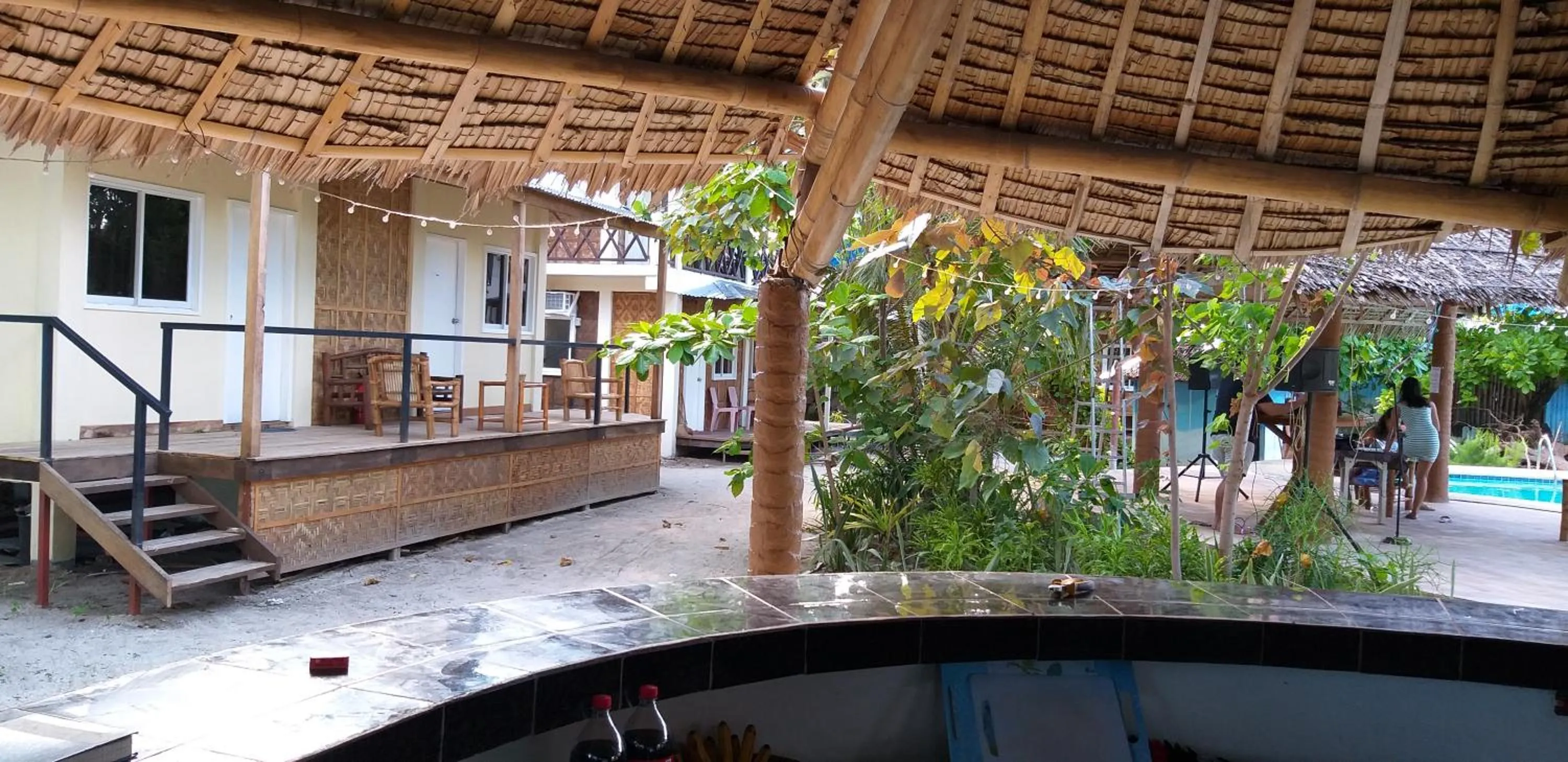 Swimming pool in The Shark's Tail Dive Resort