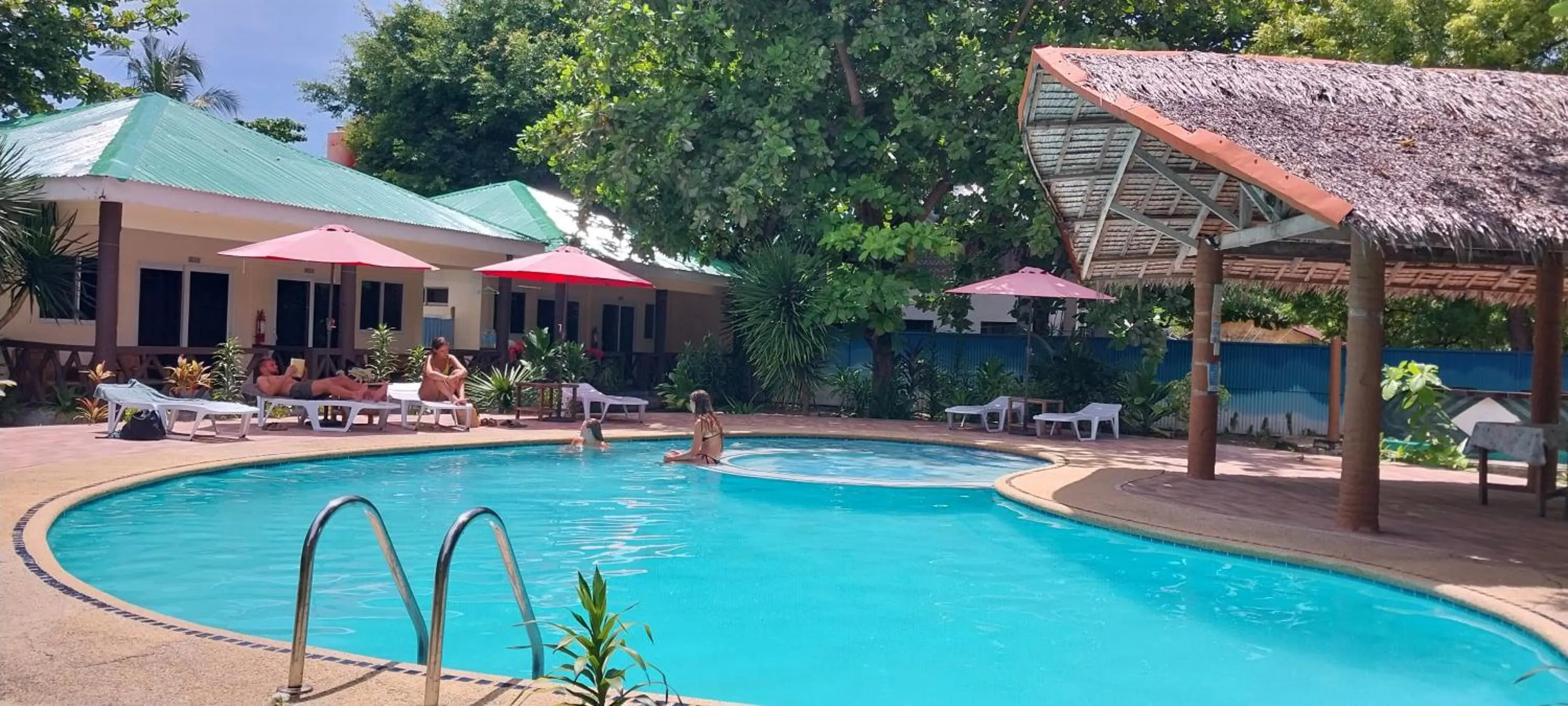 Swimming pool in The Shark's Tail Dive Resort