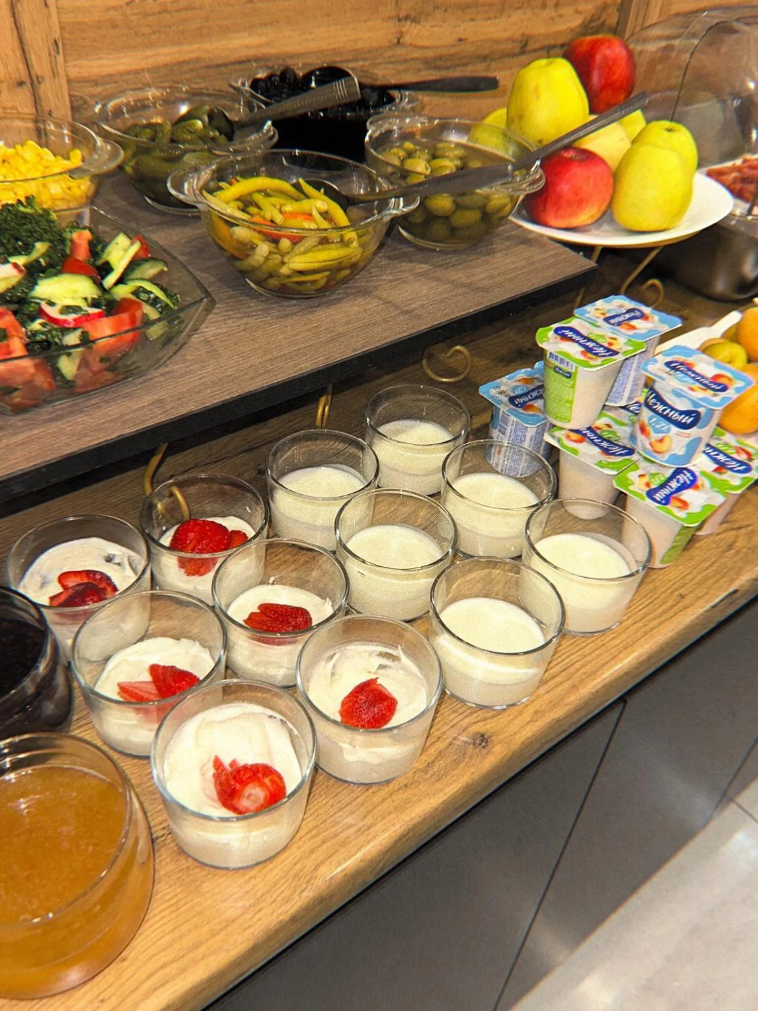 Breakfast in Sara Hotel Bishkek