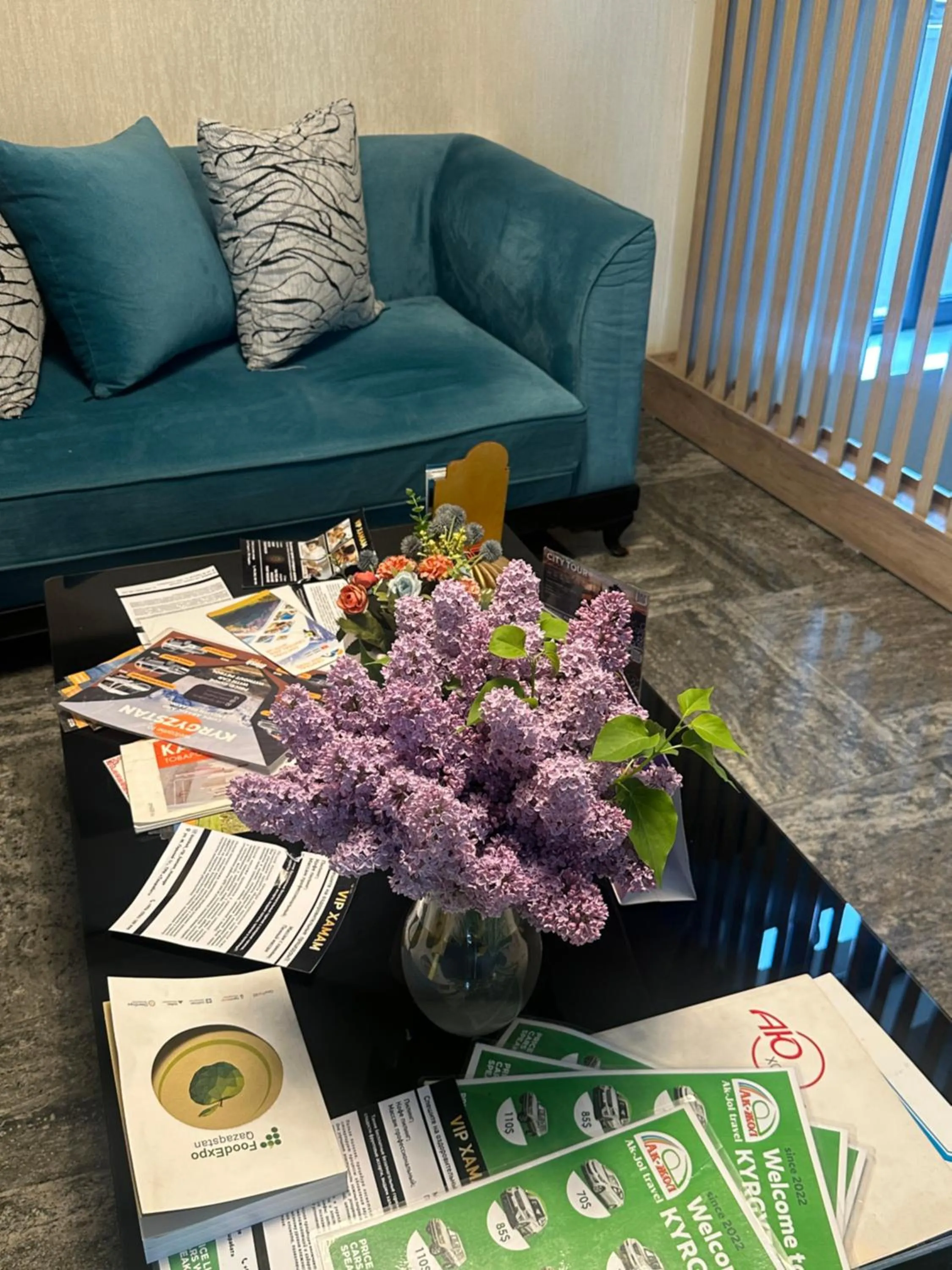 Lobby or reception in Sara Hotel Bishkek