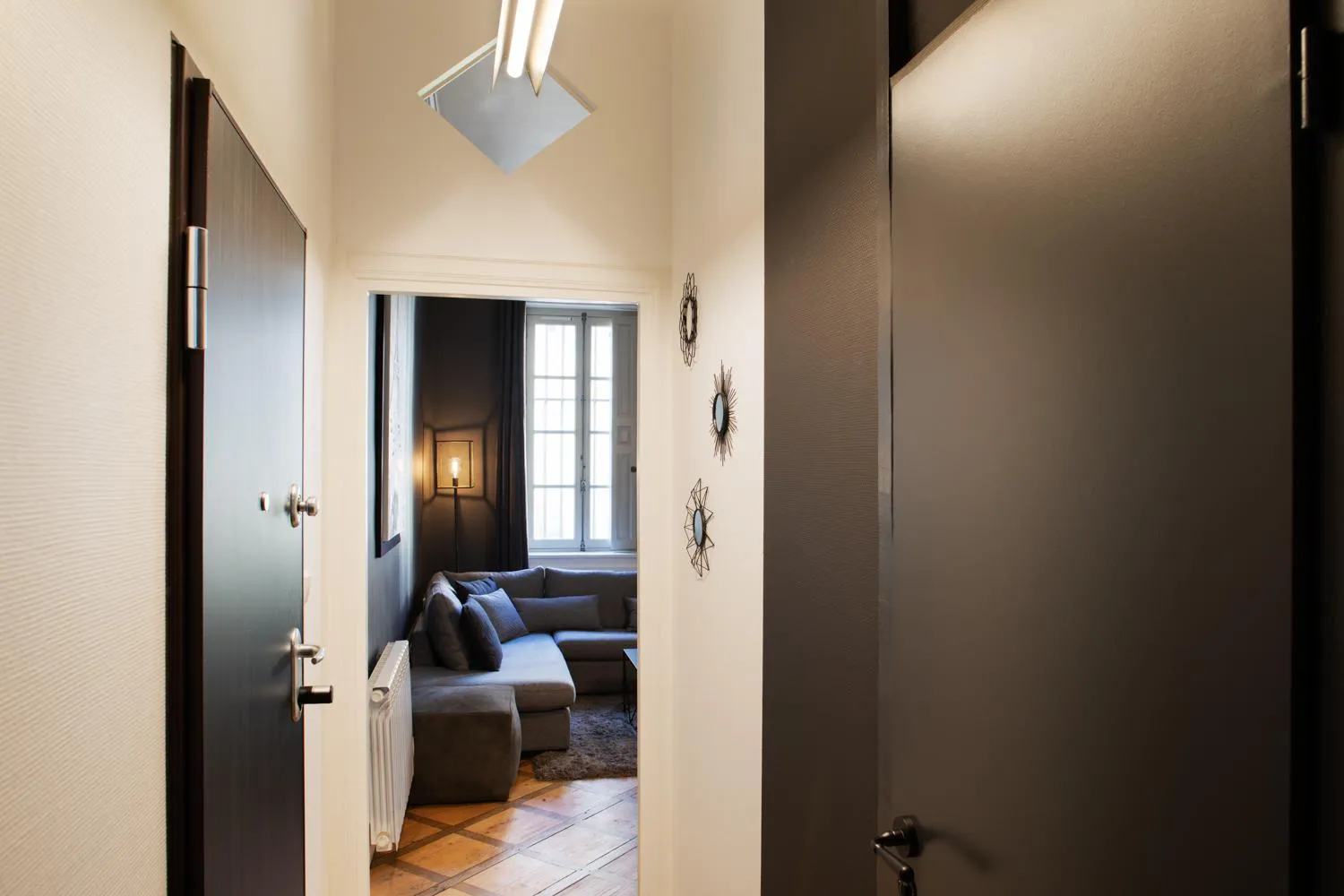 Living room, Bed in Maison Tillot