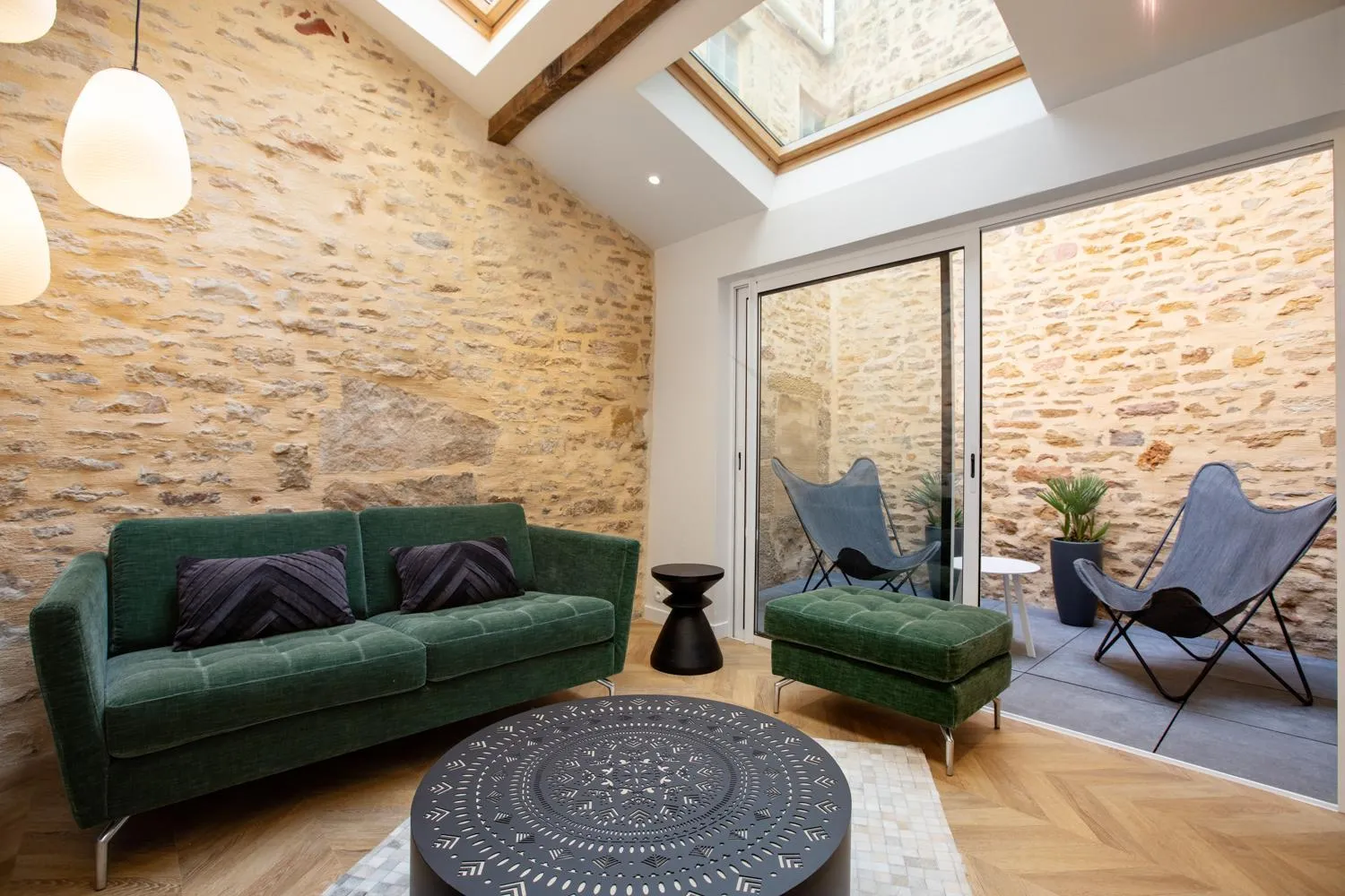 Living room in Maison Tillot