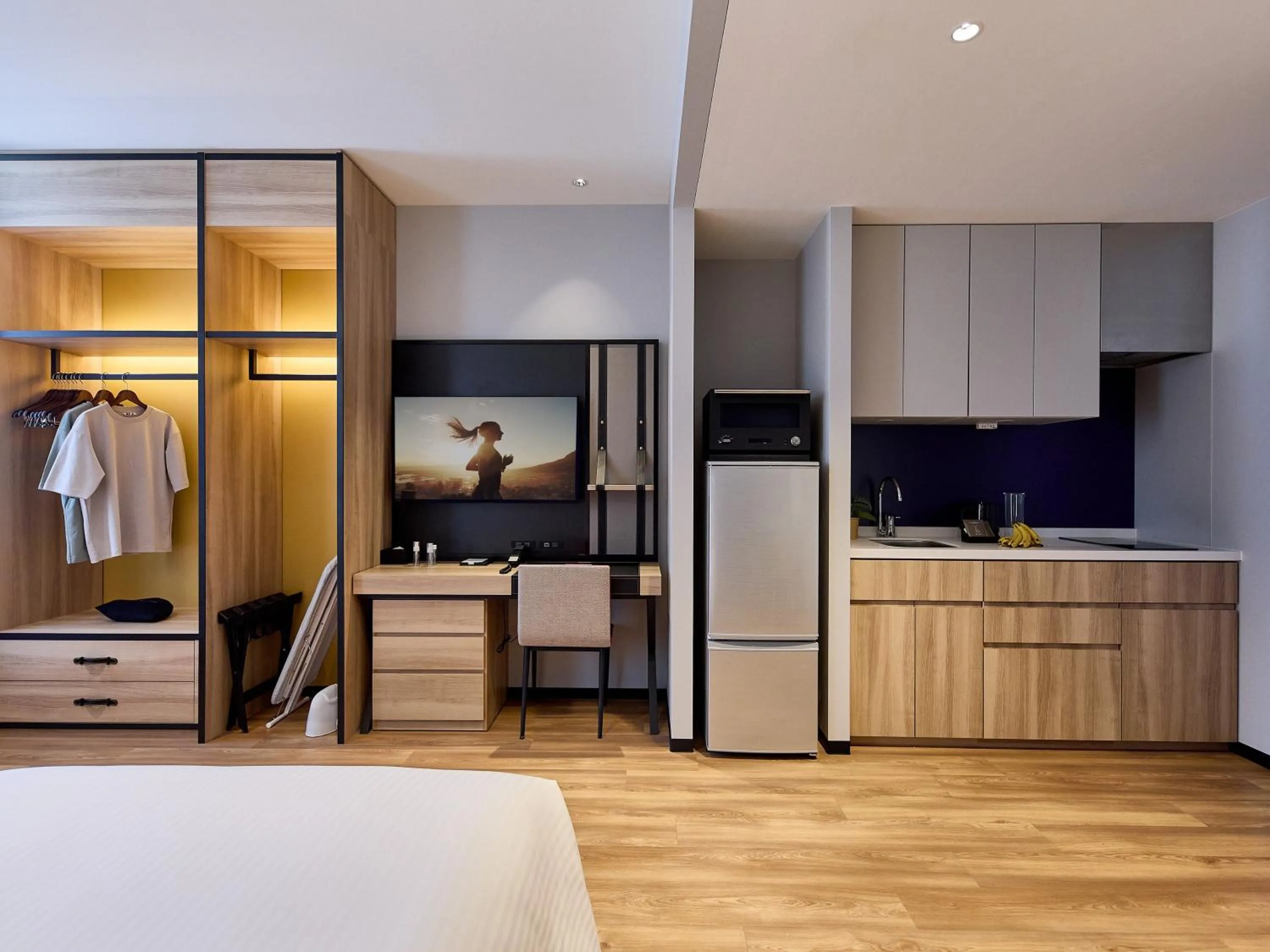 Photo of the whole room, Bed in Citadines Namba Osaka