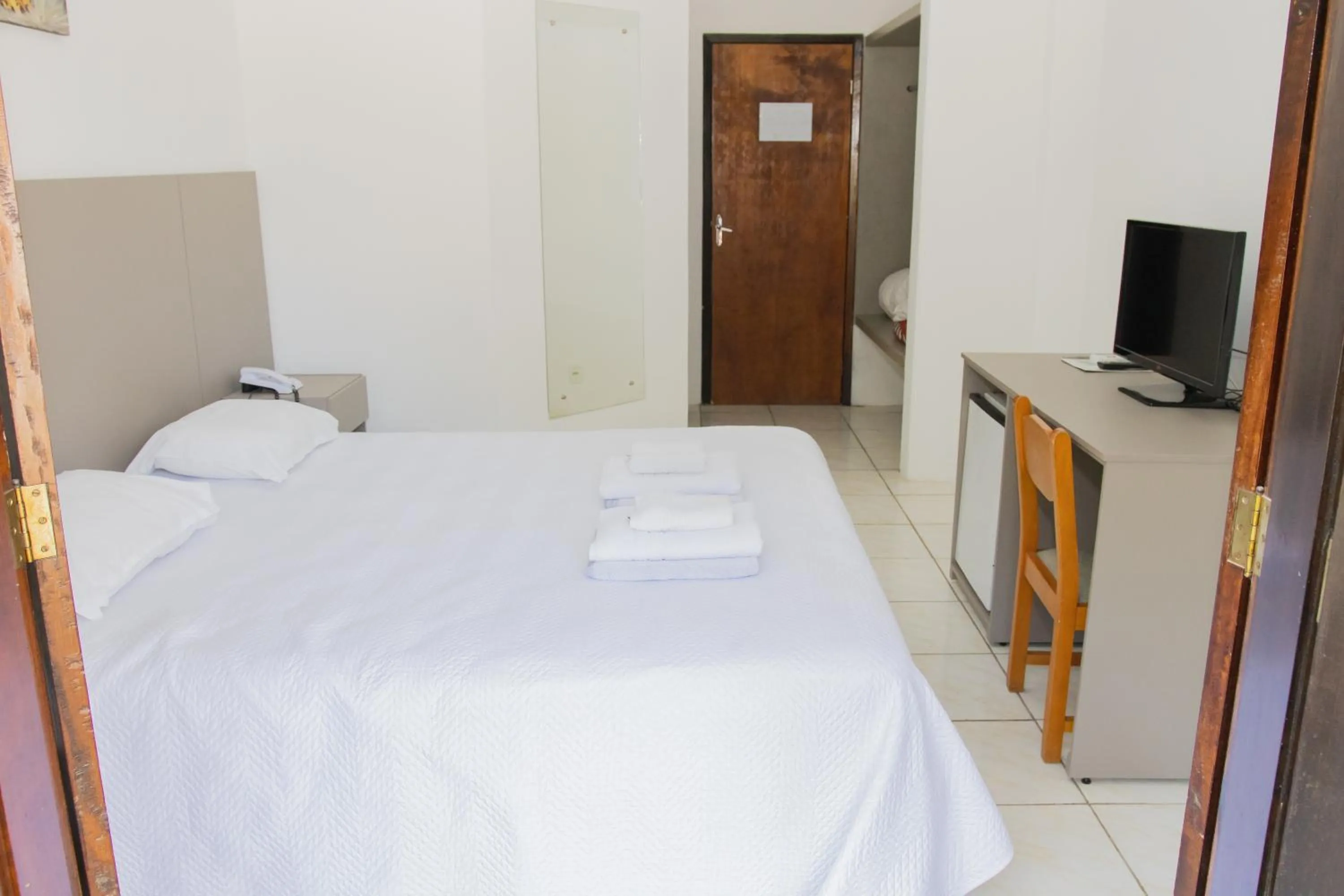 Bed in Hotel Termas do Lago