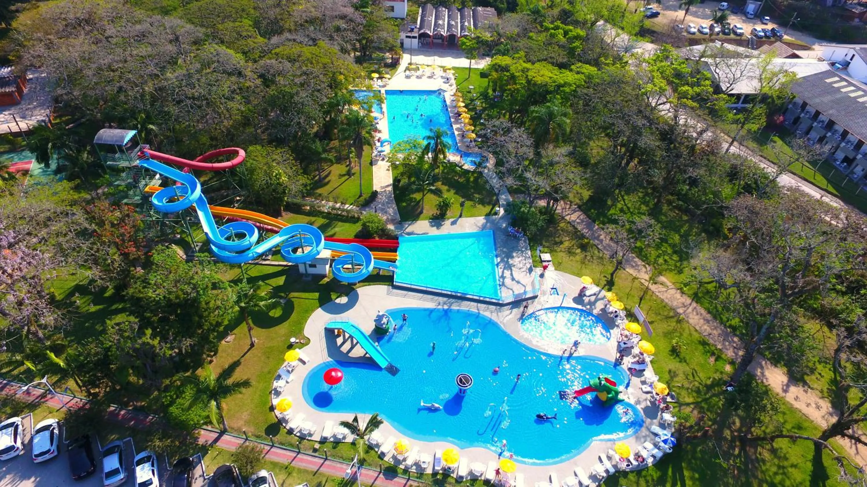 Children play ground in Hotel Termas do Lago