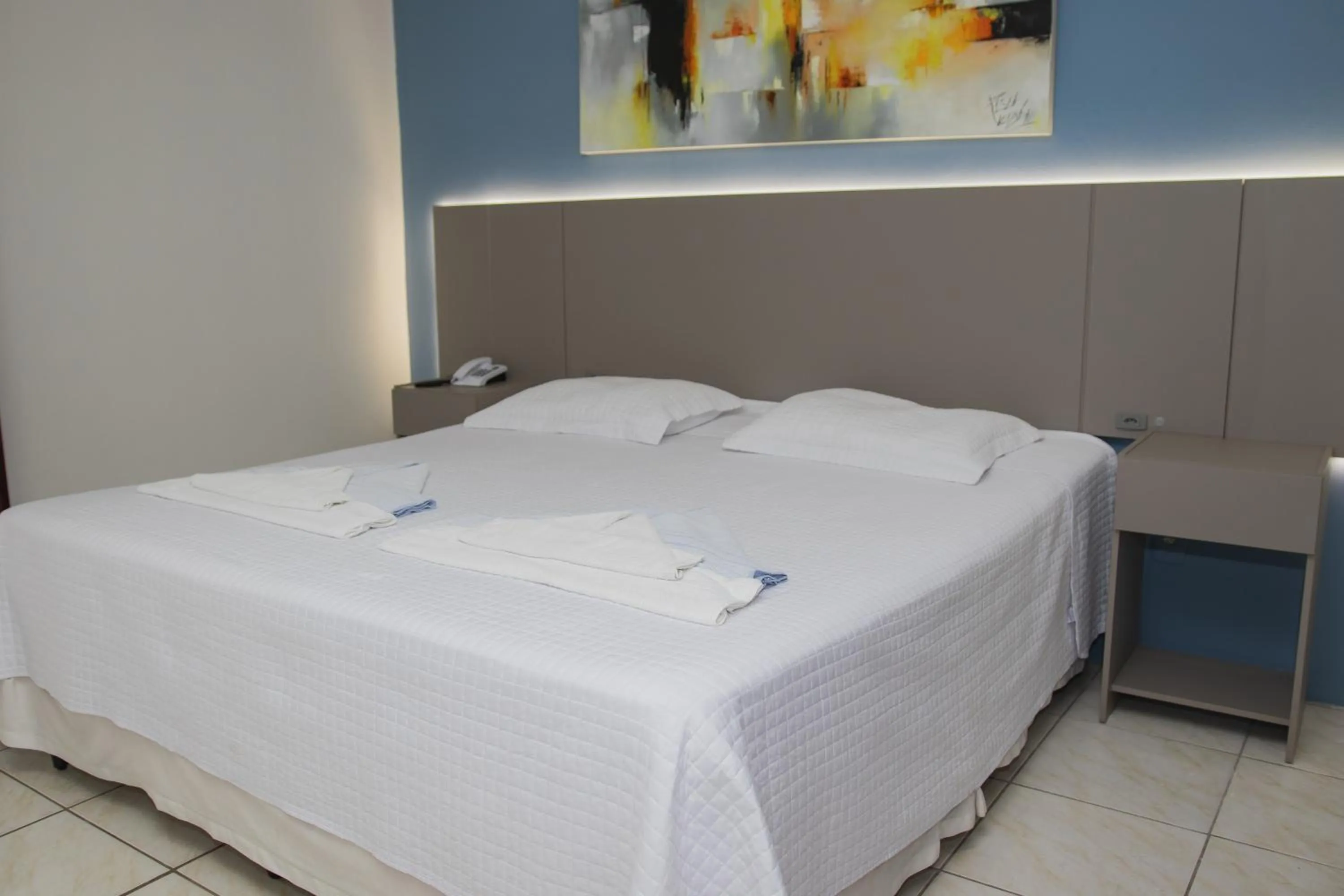 Bed in Hotel Termas do Lago