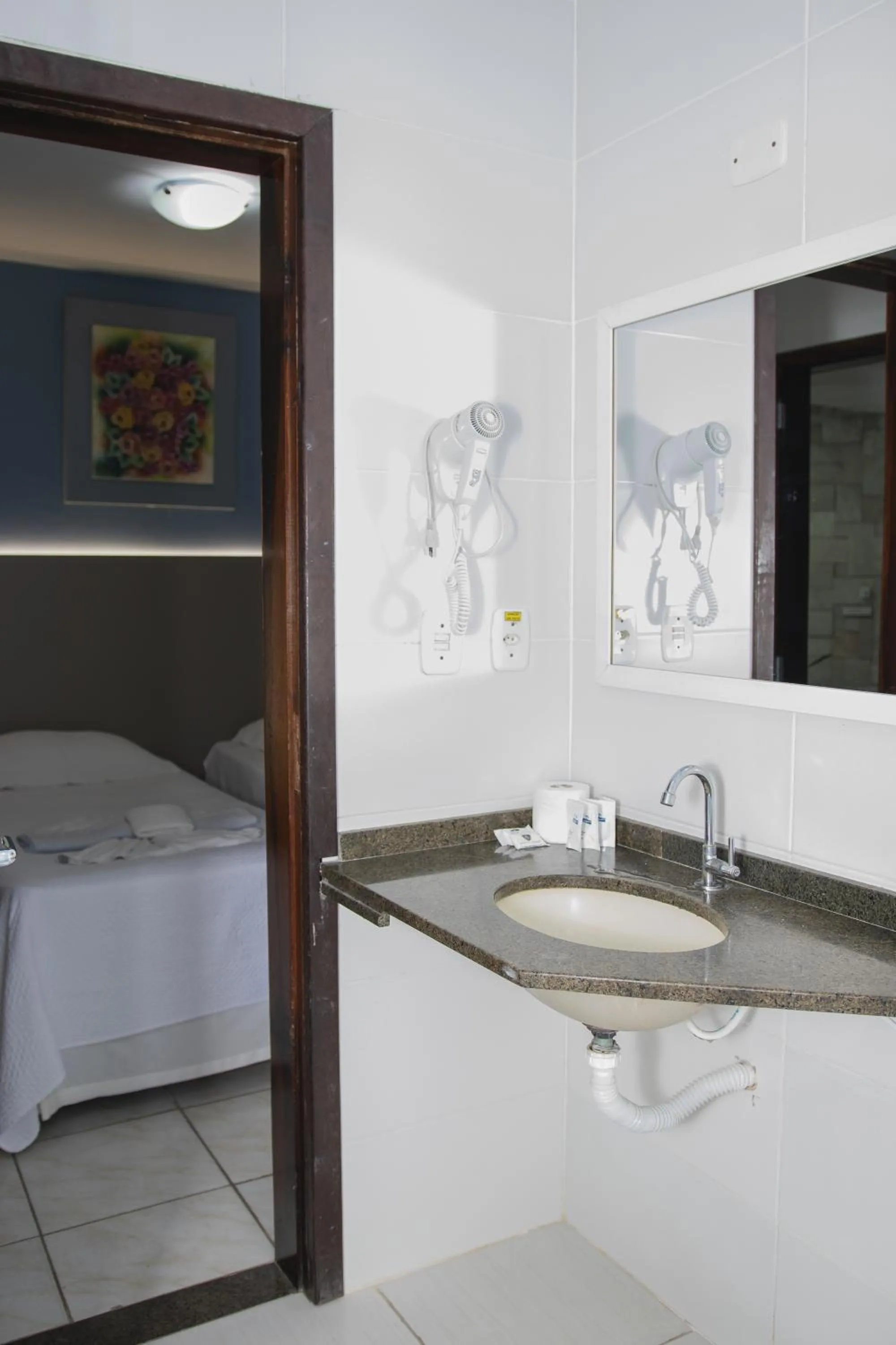 Bed in Hotel Termas do Lago