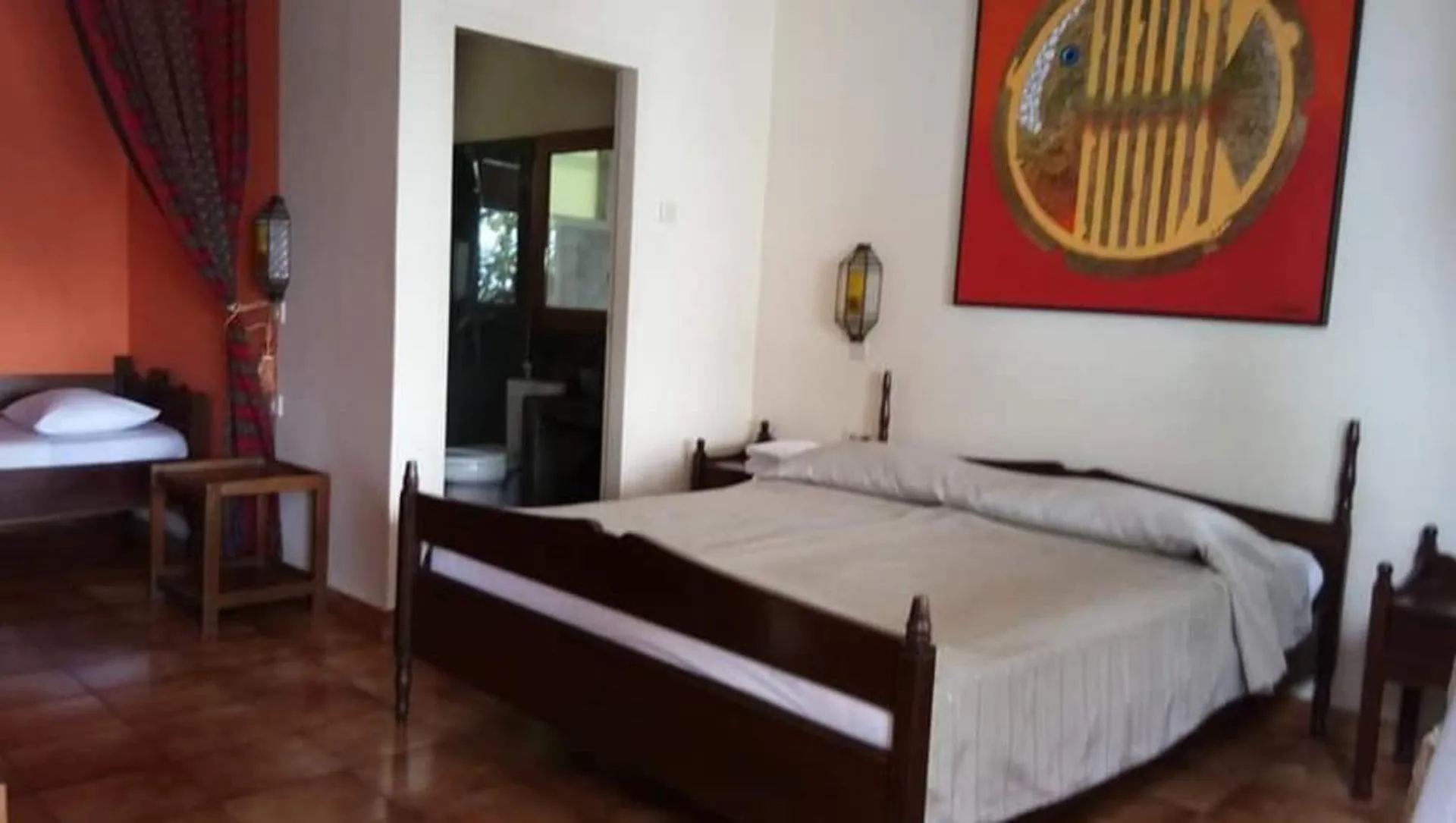 Bed in Bunga Ayu Seaside Resort