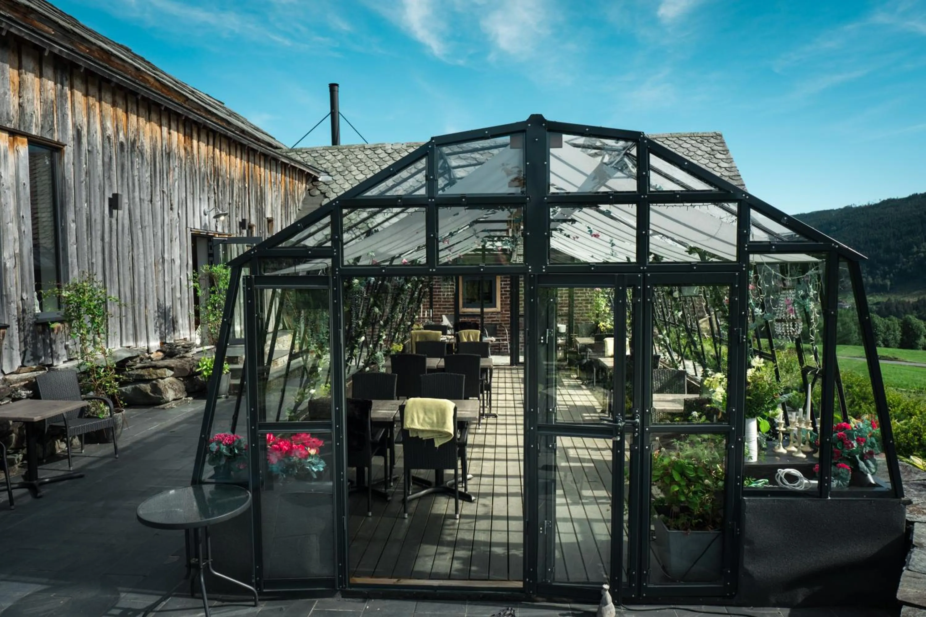 Patio in Store Ringheim Hotel og Restaurant