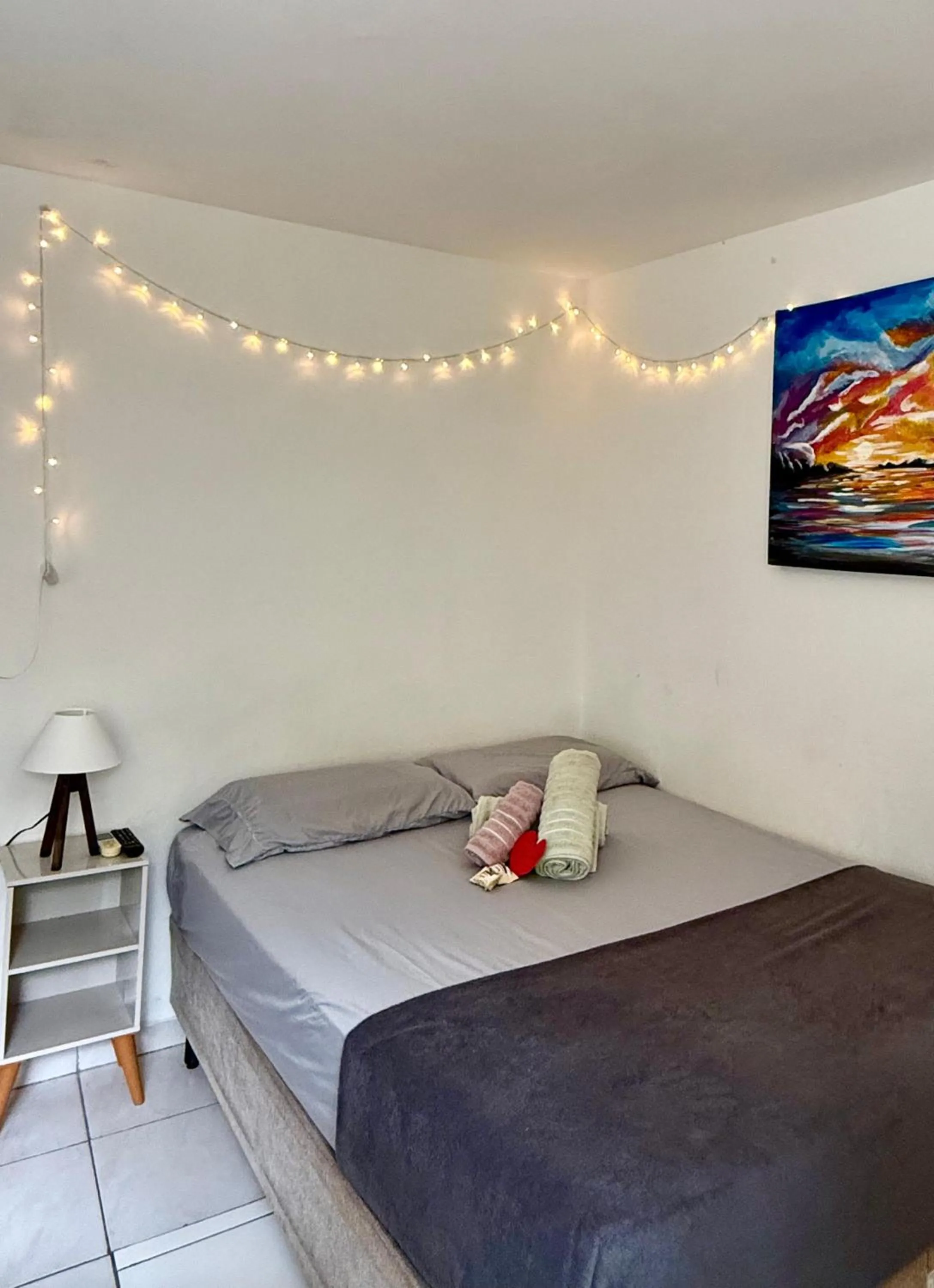 Bed in Cores da pipa flats