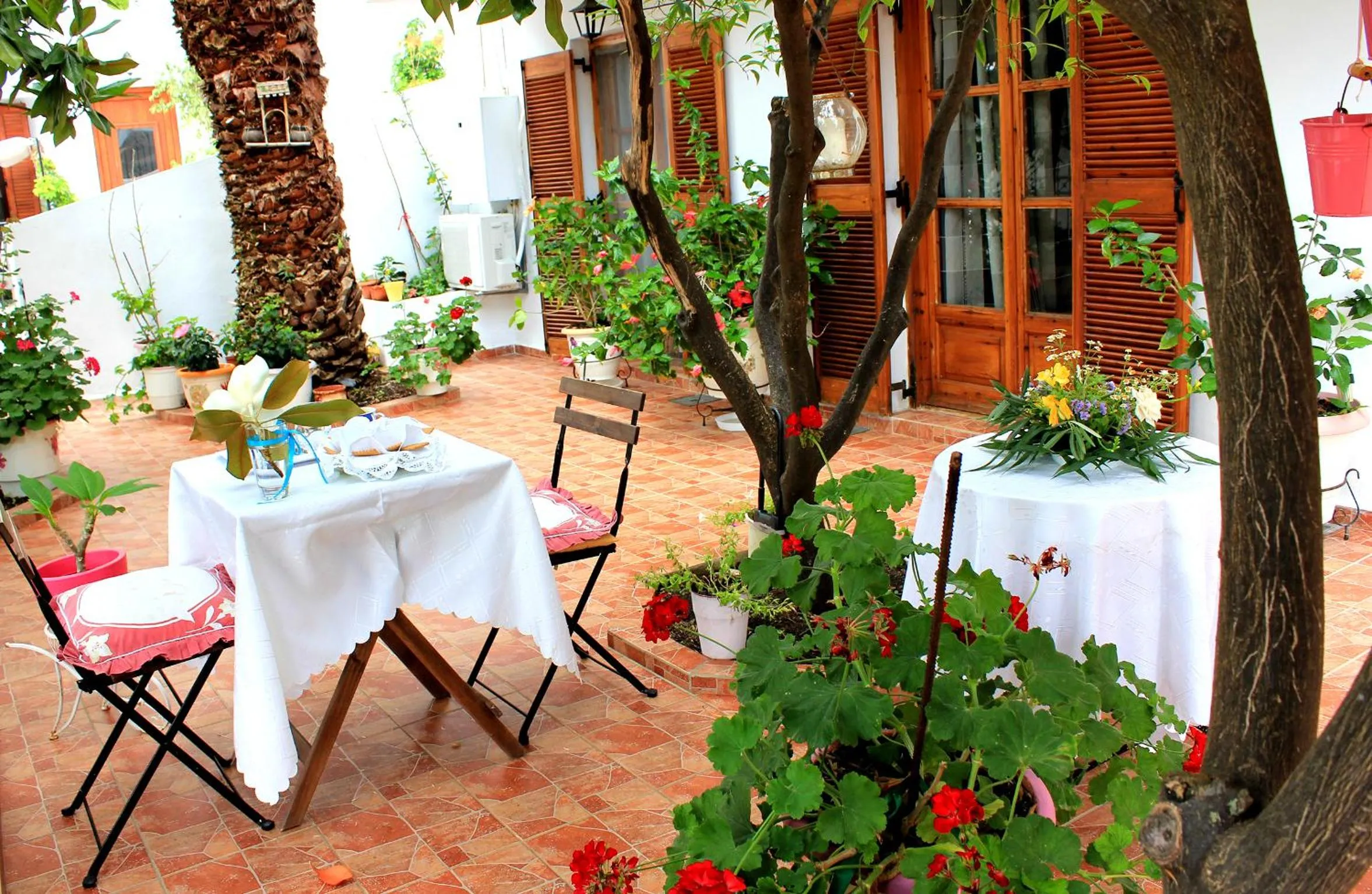 Patio in Vaya Zorba Studios
