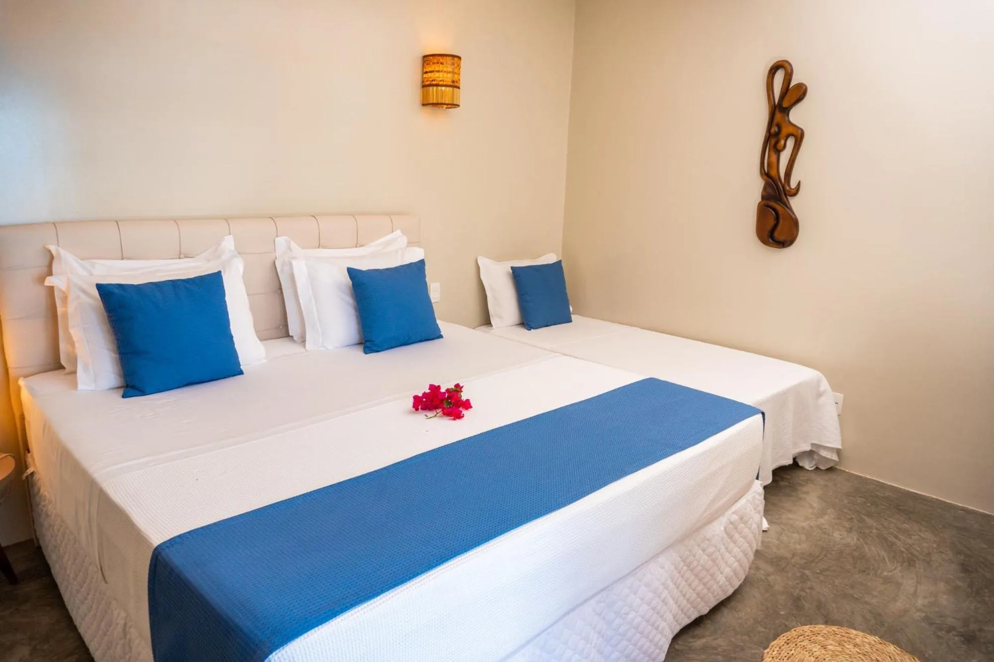 Bed in Villa Zen Hotel