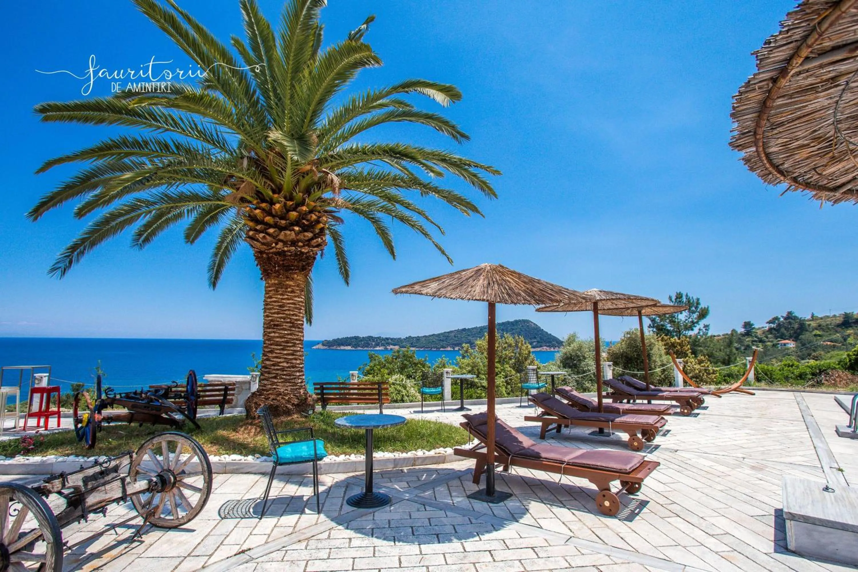 Patio in Kinira Beach Hotel
