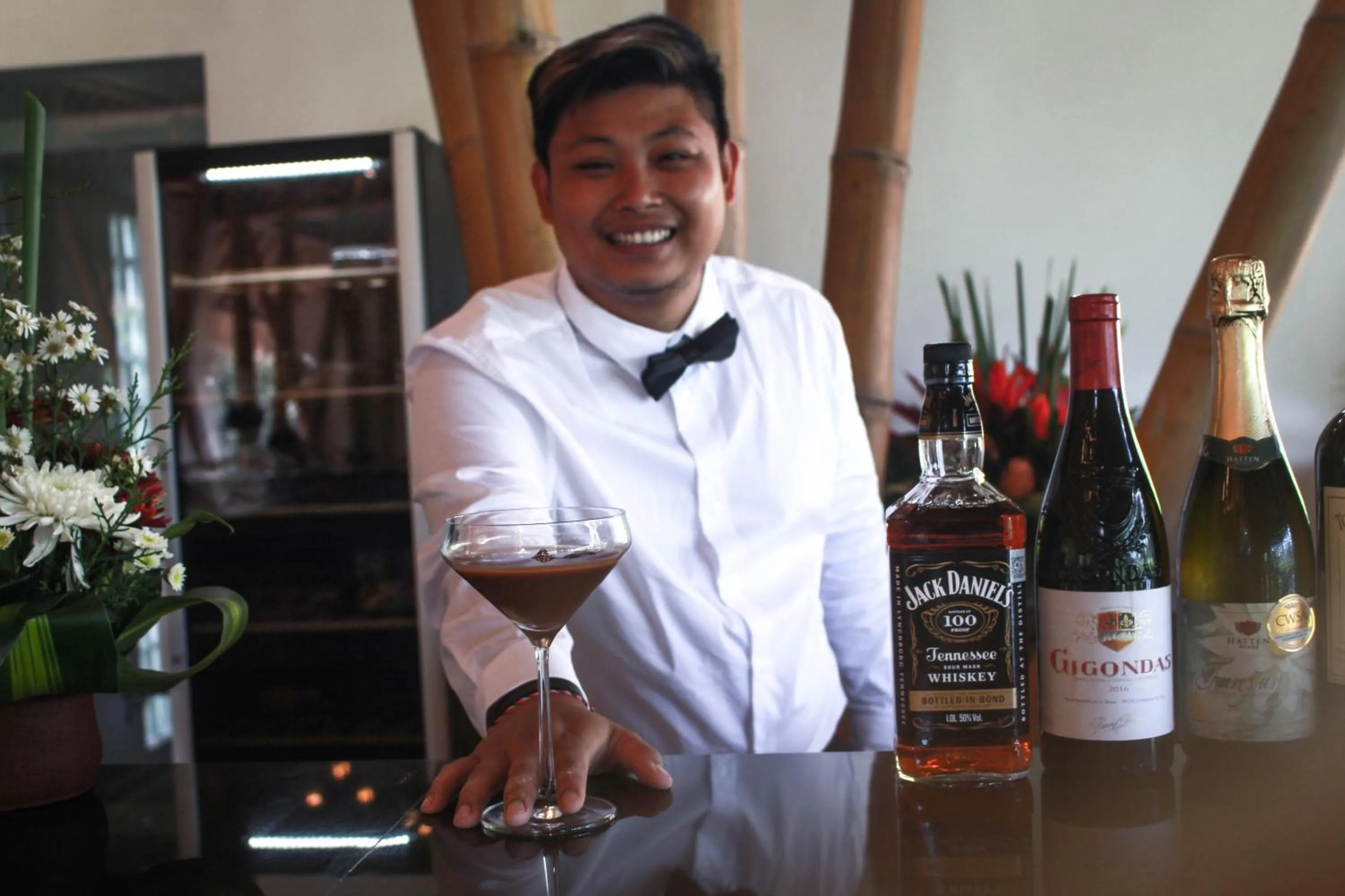 Alcoholic drinks in Keliki Luxury Lodge