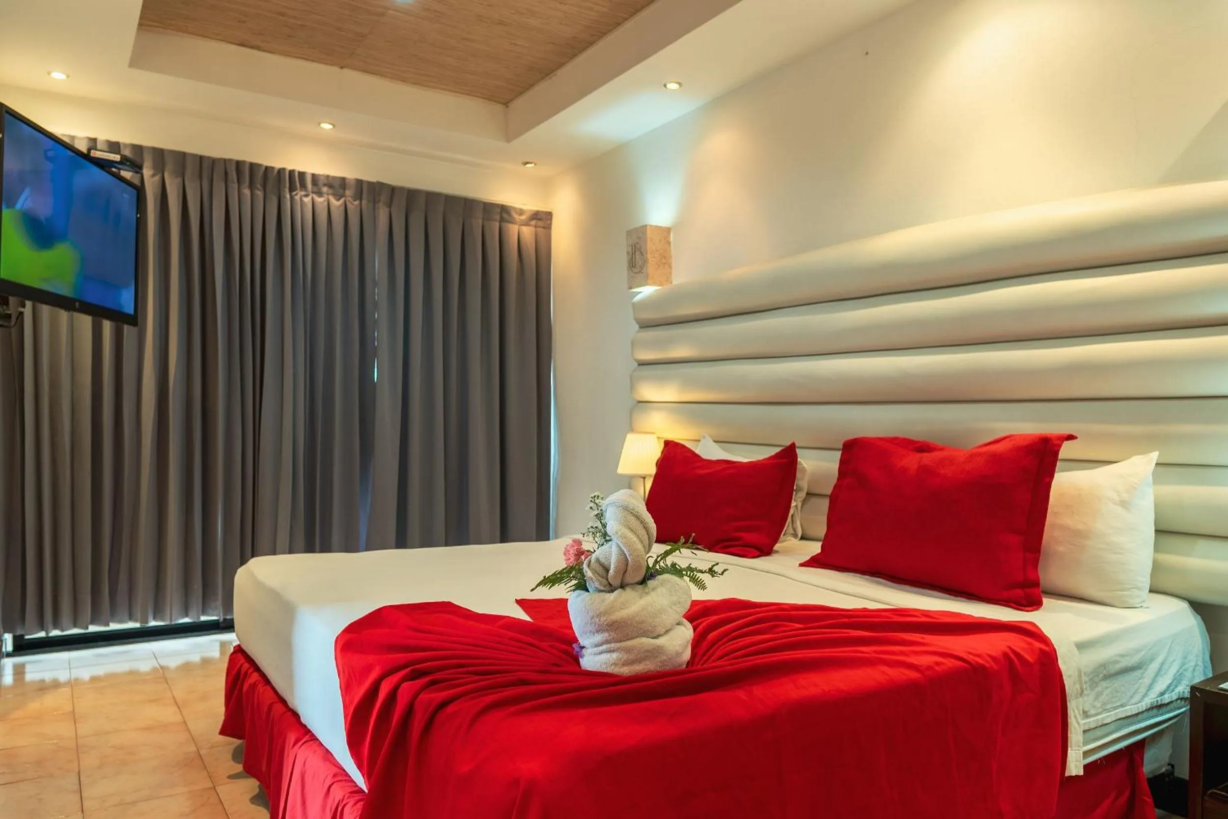 Bed in Hotel Silvestre