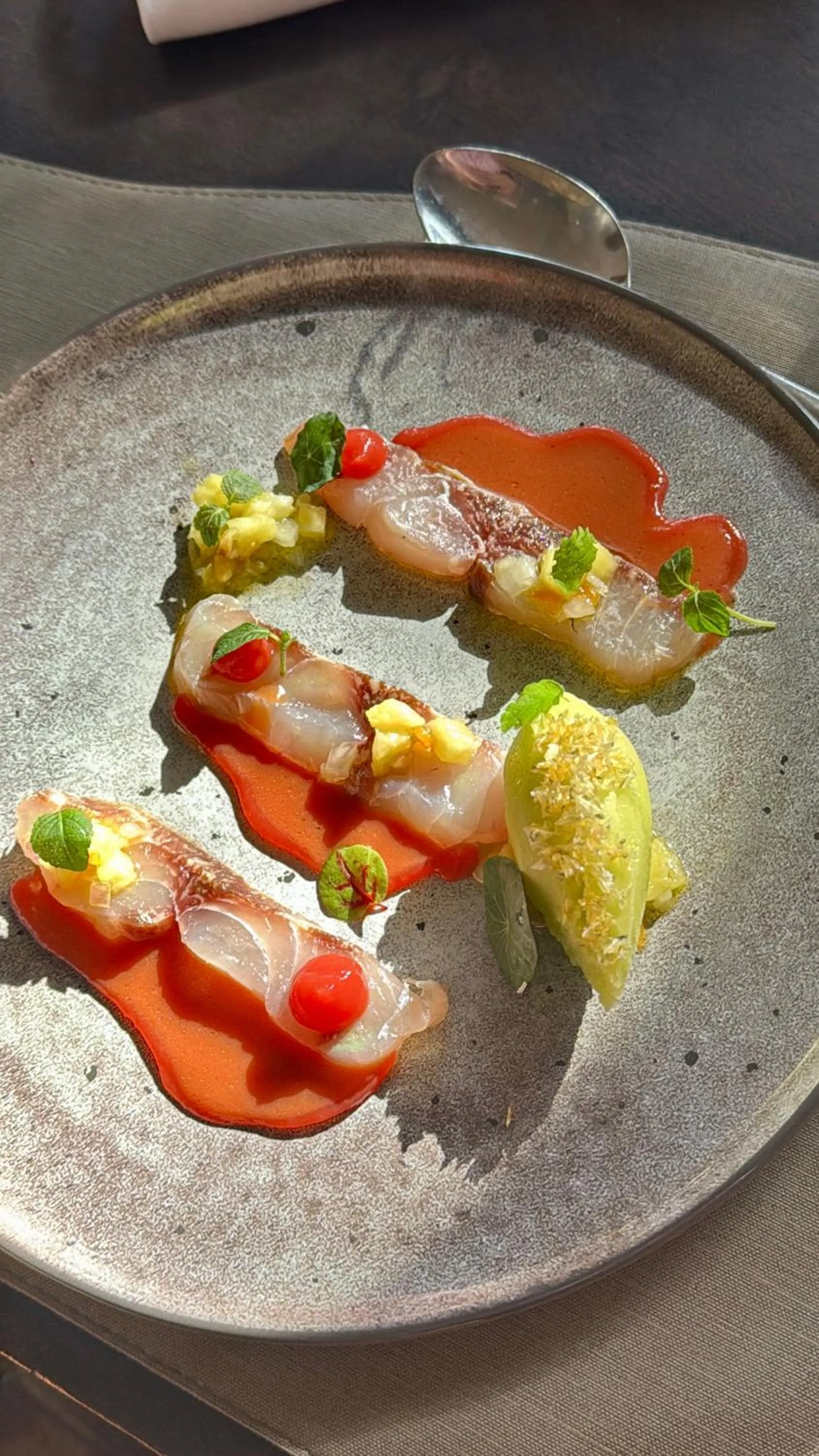 Lunch in Hotel restaurant Spa Disini Montpellier Est, The Originals Relais