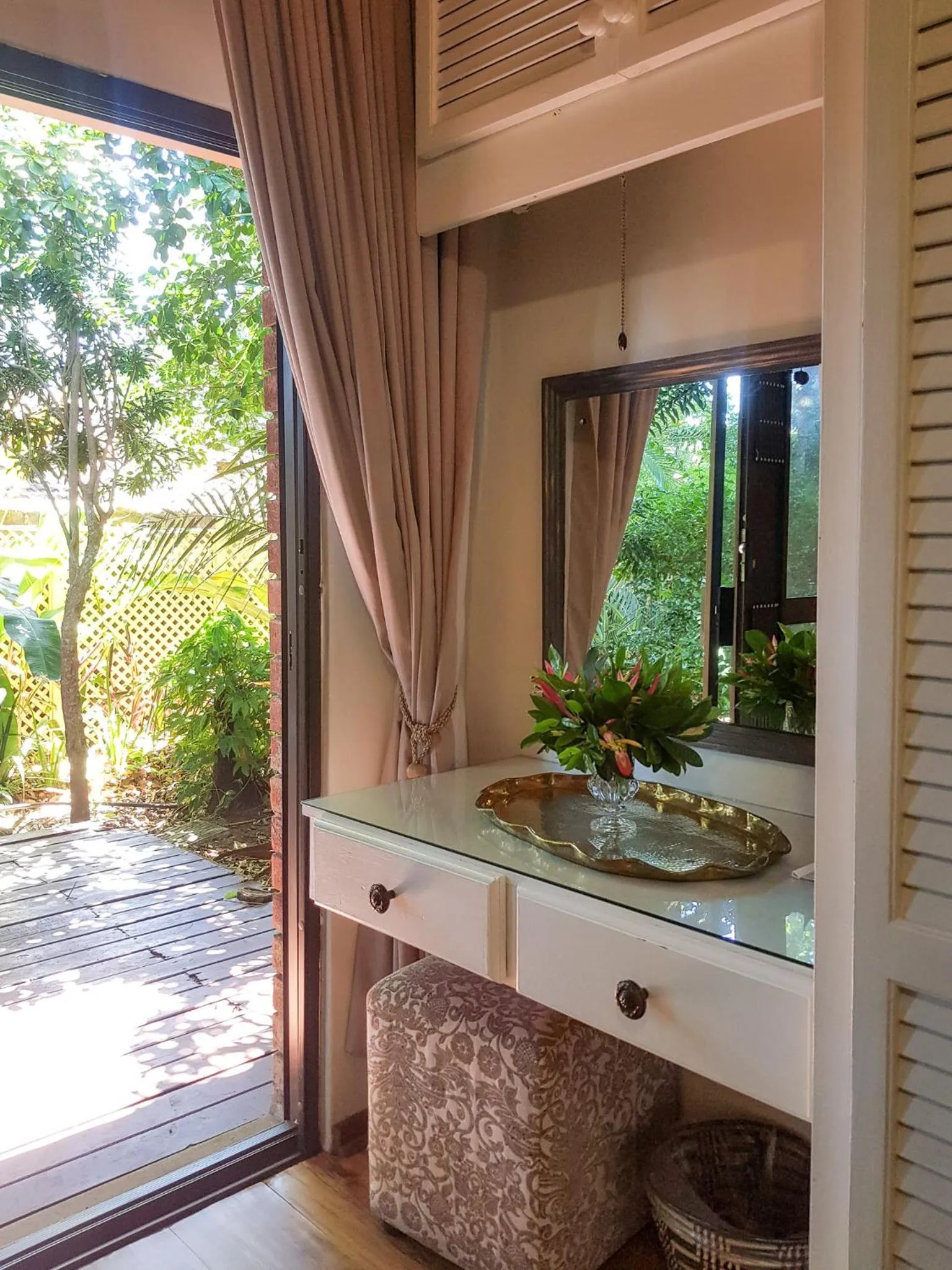 Garden view in Santa Lucia Guest House