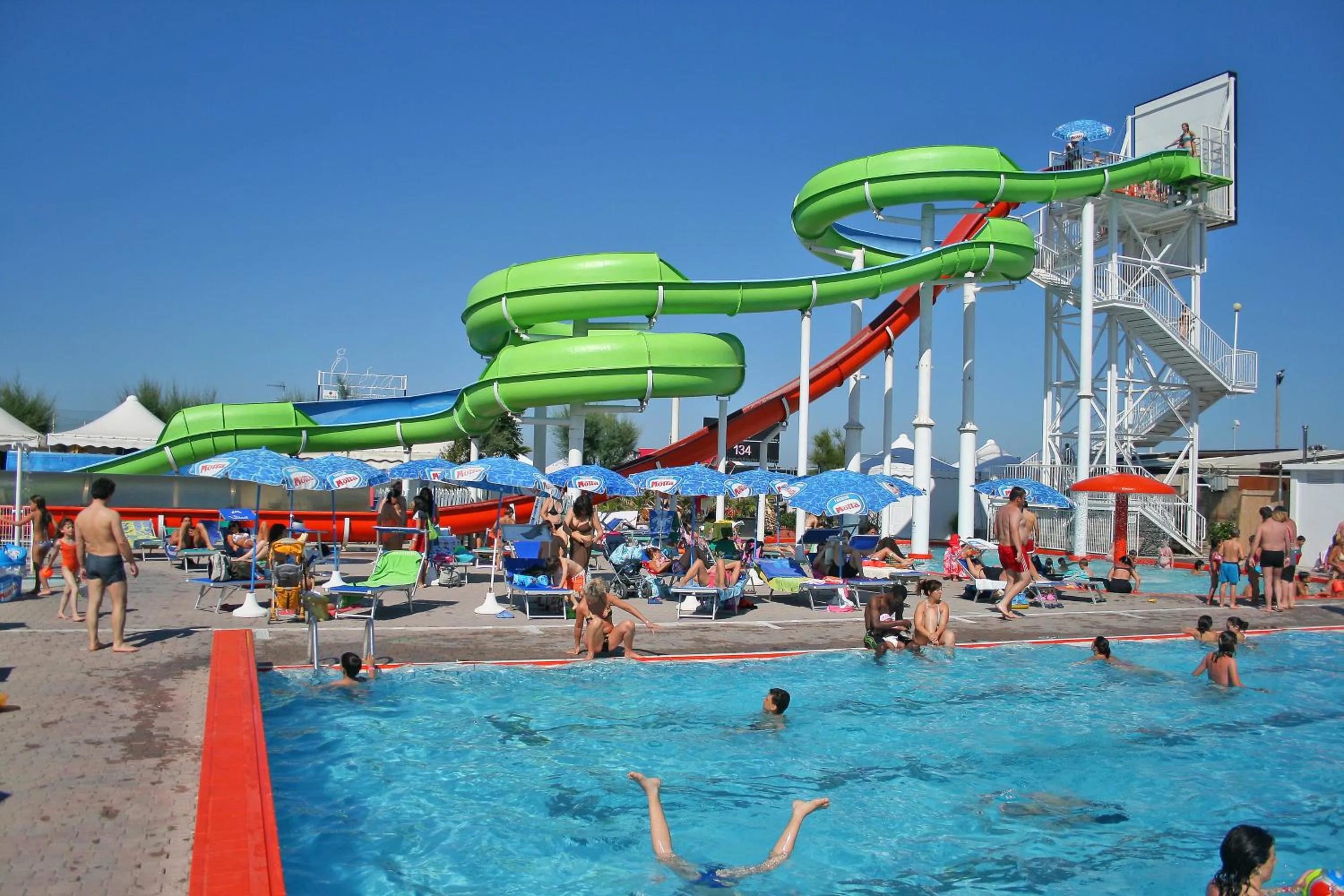 Aqua park in Hotel Mignon Riccione Fronte Mare