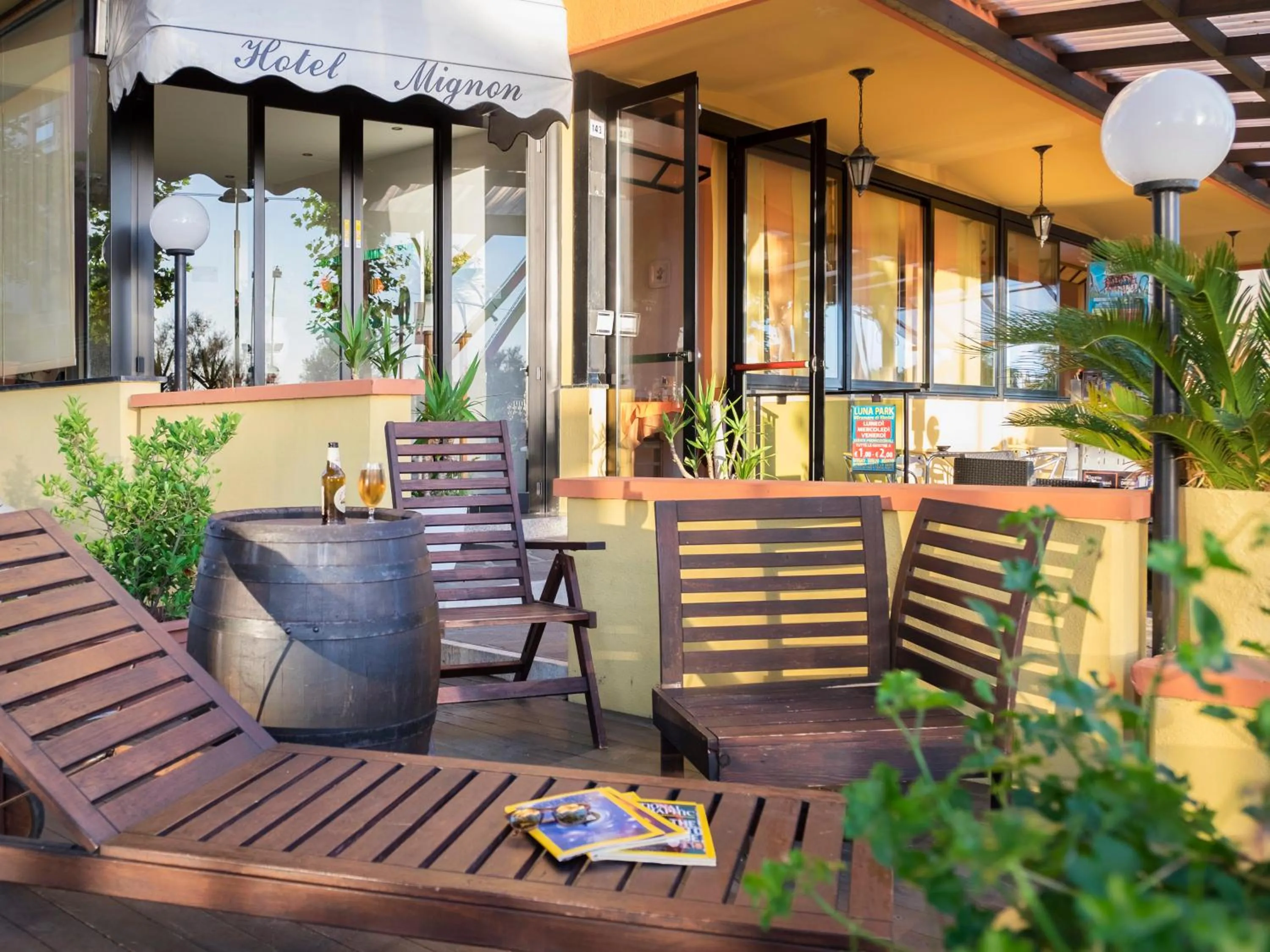 Restaurant/places to eat in Hotel Mignon Riccione Fronte Mare