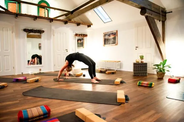 Fitness centre/facilities in INSEL-LAND-HOTEL MICHAELSEN -Boutique Hotel- im Ostland mit Yoga u Sauna