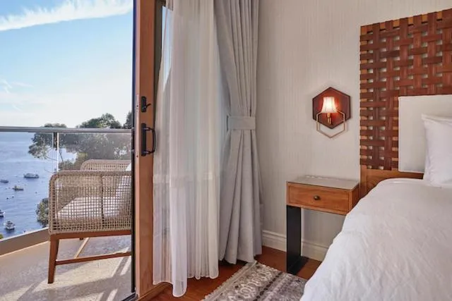 Bed in Zane Grey Pueblo Hotel