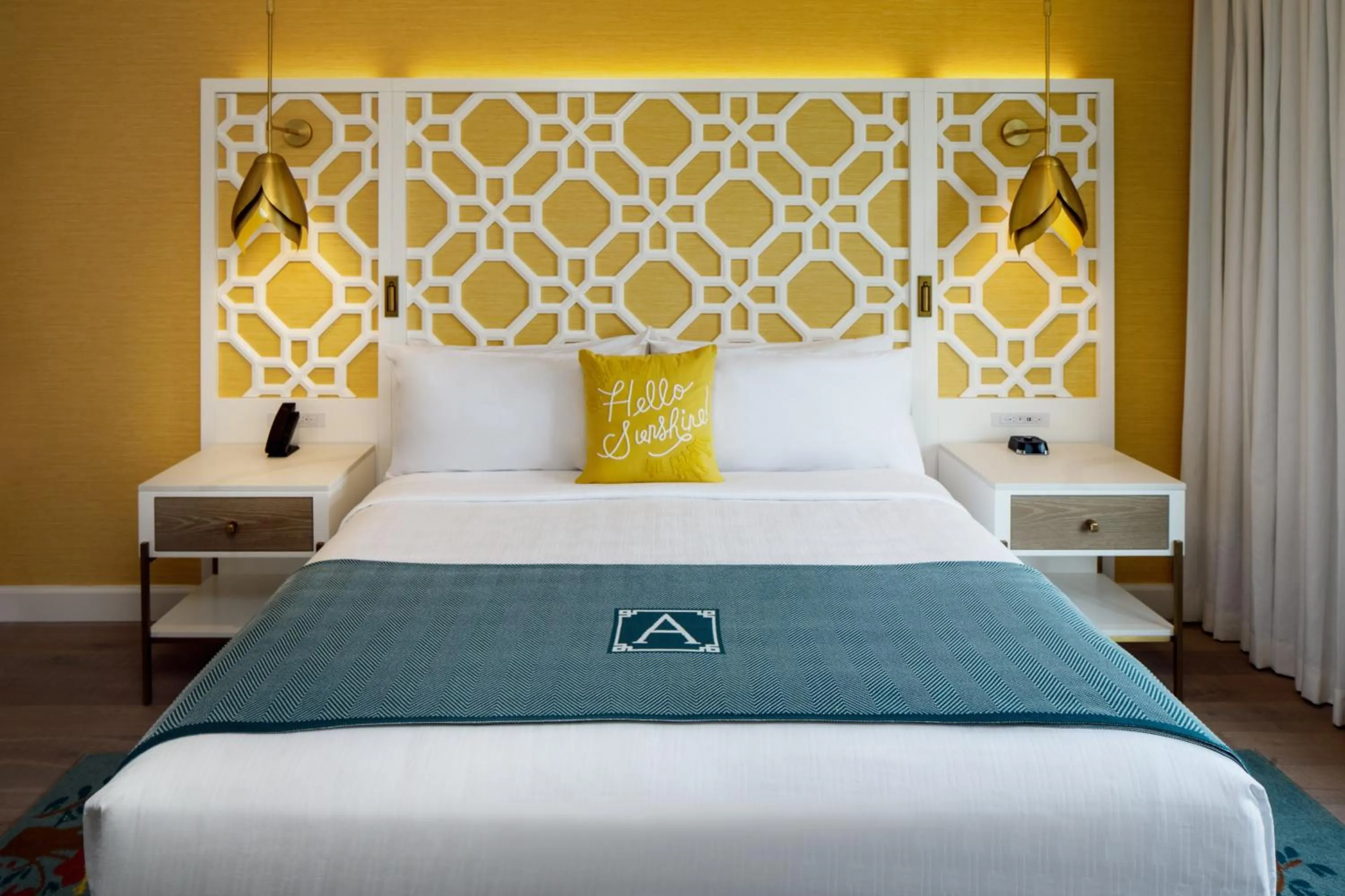 Bed in The Alfond Inn