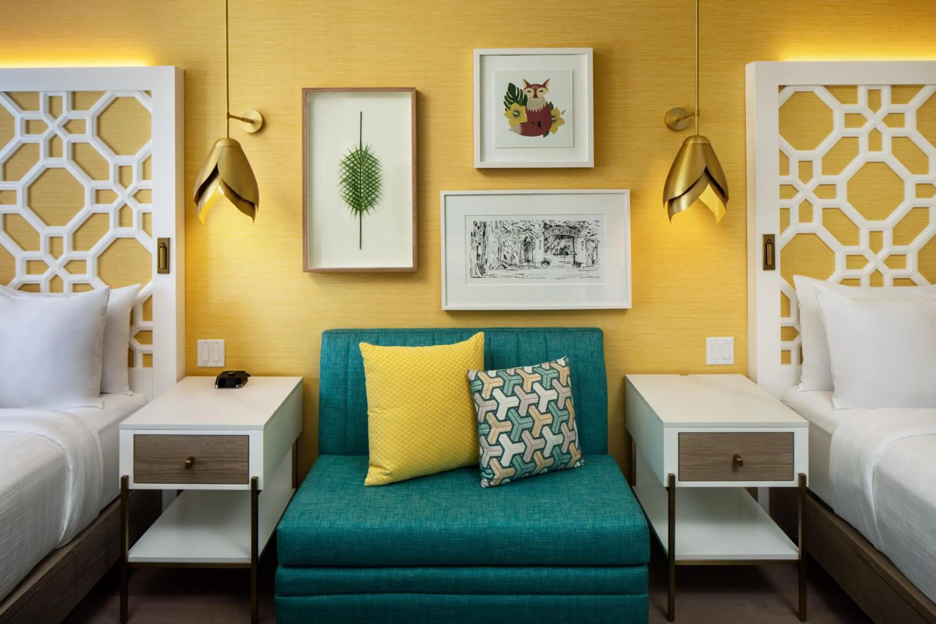 Seating area in The Alfond Inn