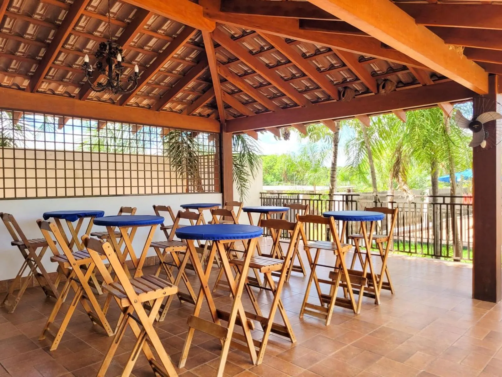 Patio in Pousada Ouro Preto de Bonito