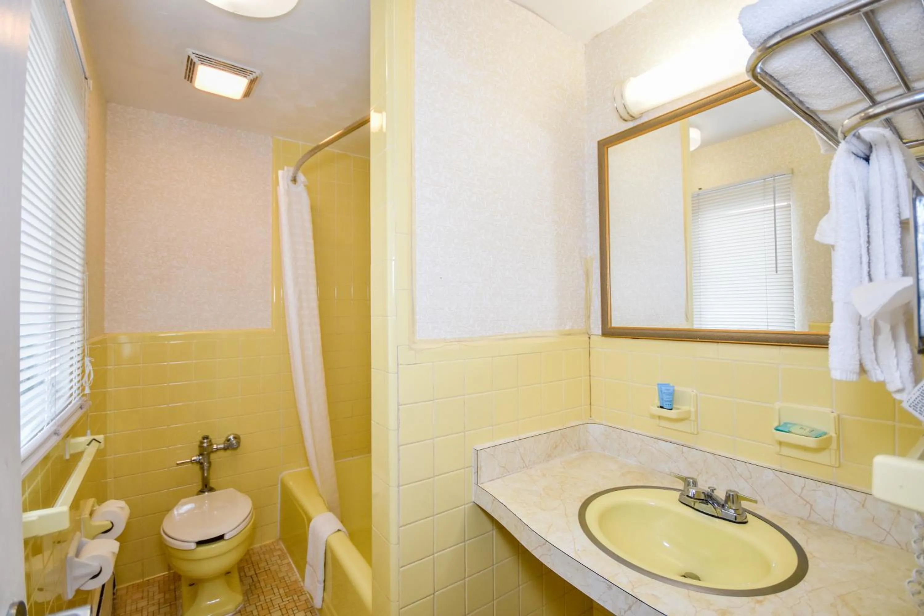 Bathroom in Monticello Inn- Framingham/ Boston