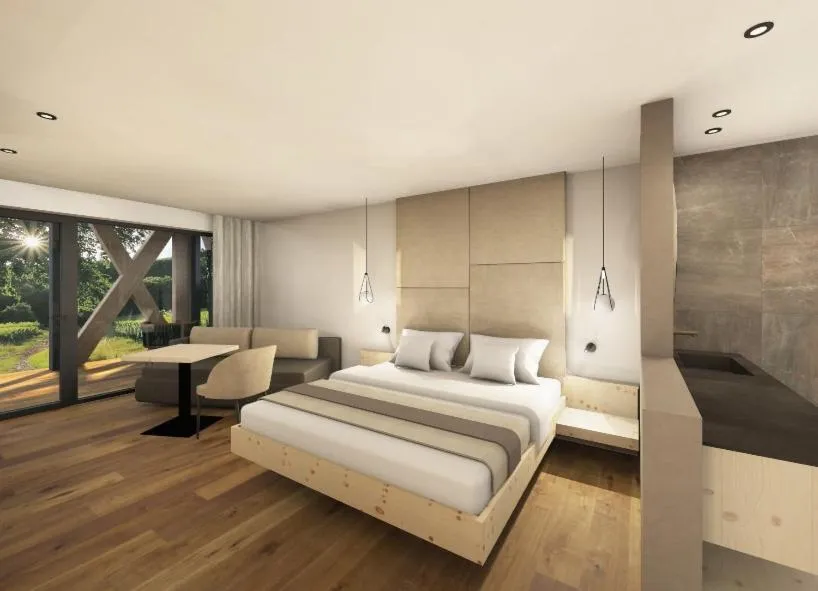 Bed in Hotel Ratschingserhof