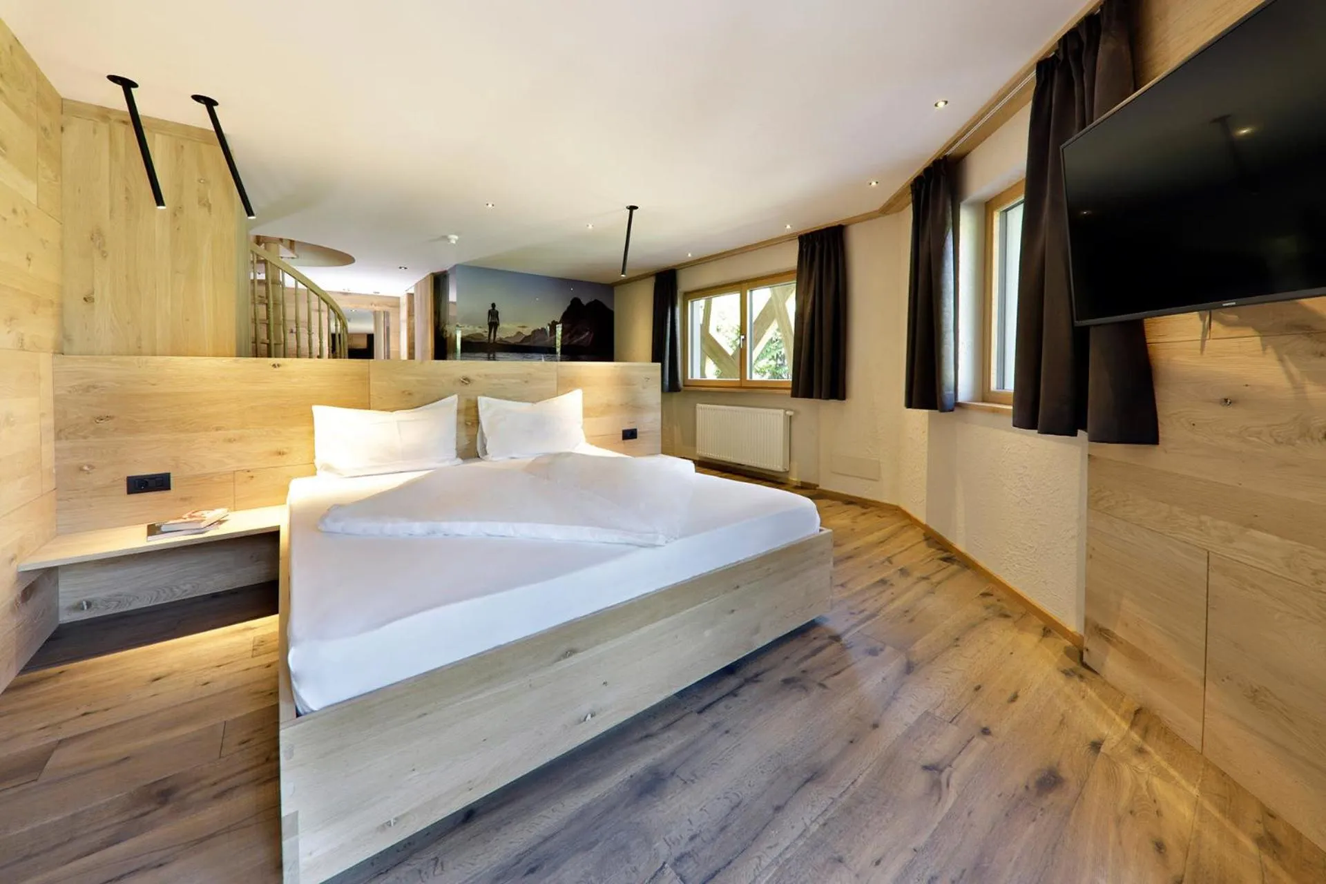 Bed in Hotel Ratschingserhof